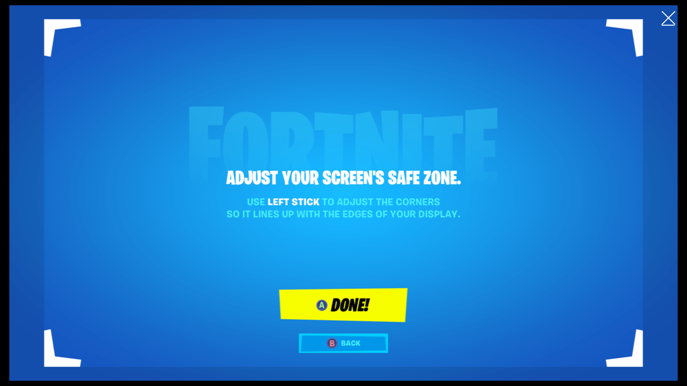 Unable to Change safe zones on Xbox r/FortNiteBR