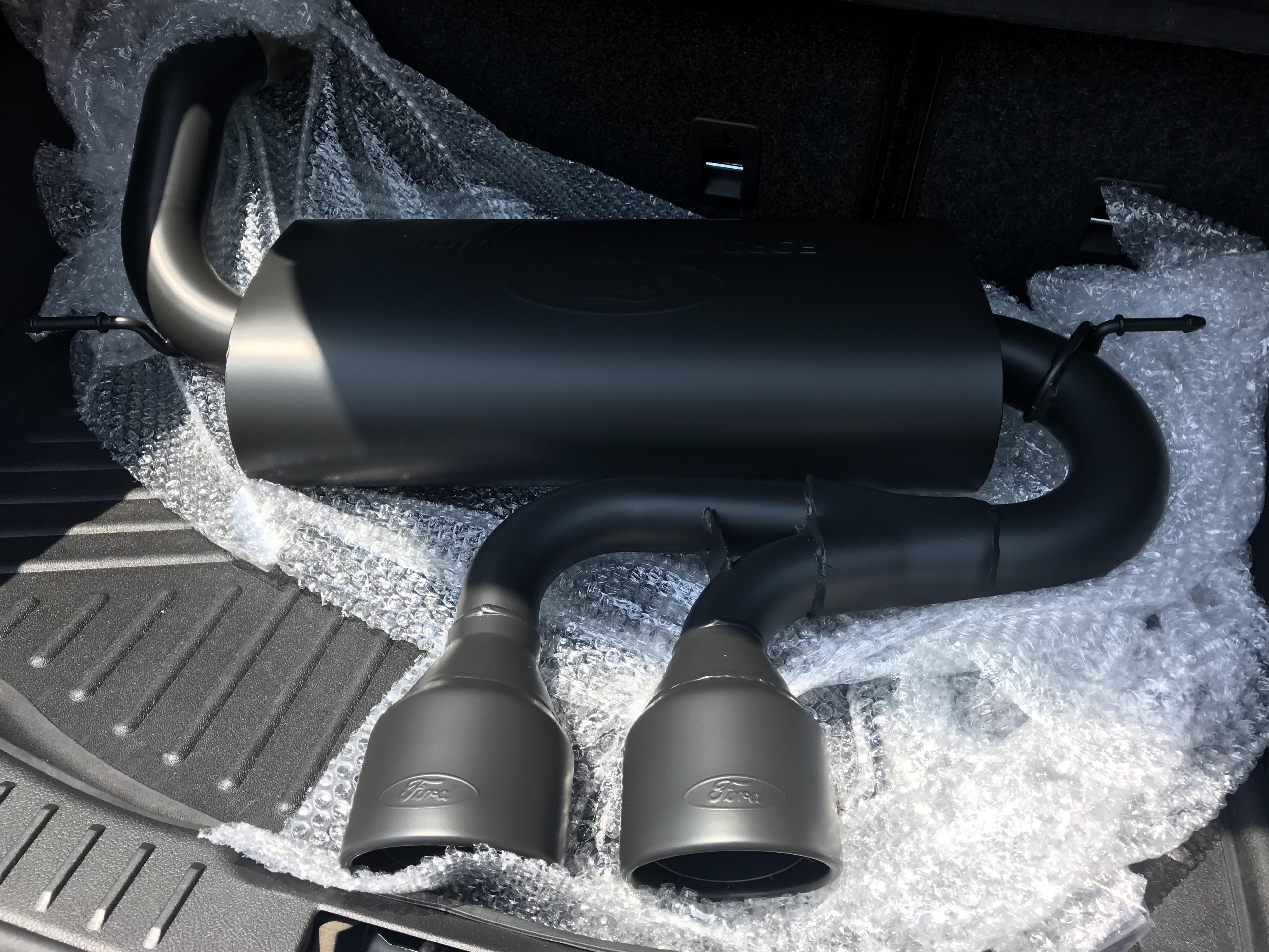 I got black ceramic coating my muffler/tailpipes. I’m in love. 🖤 r