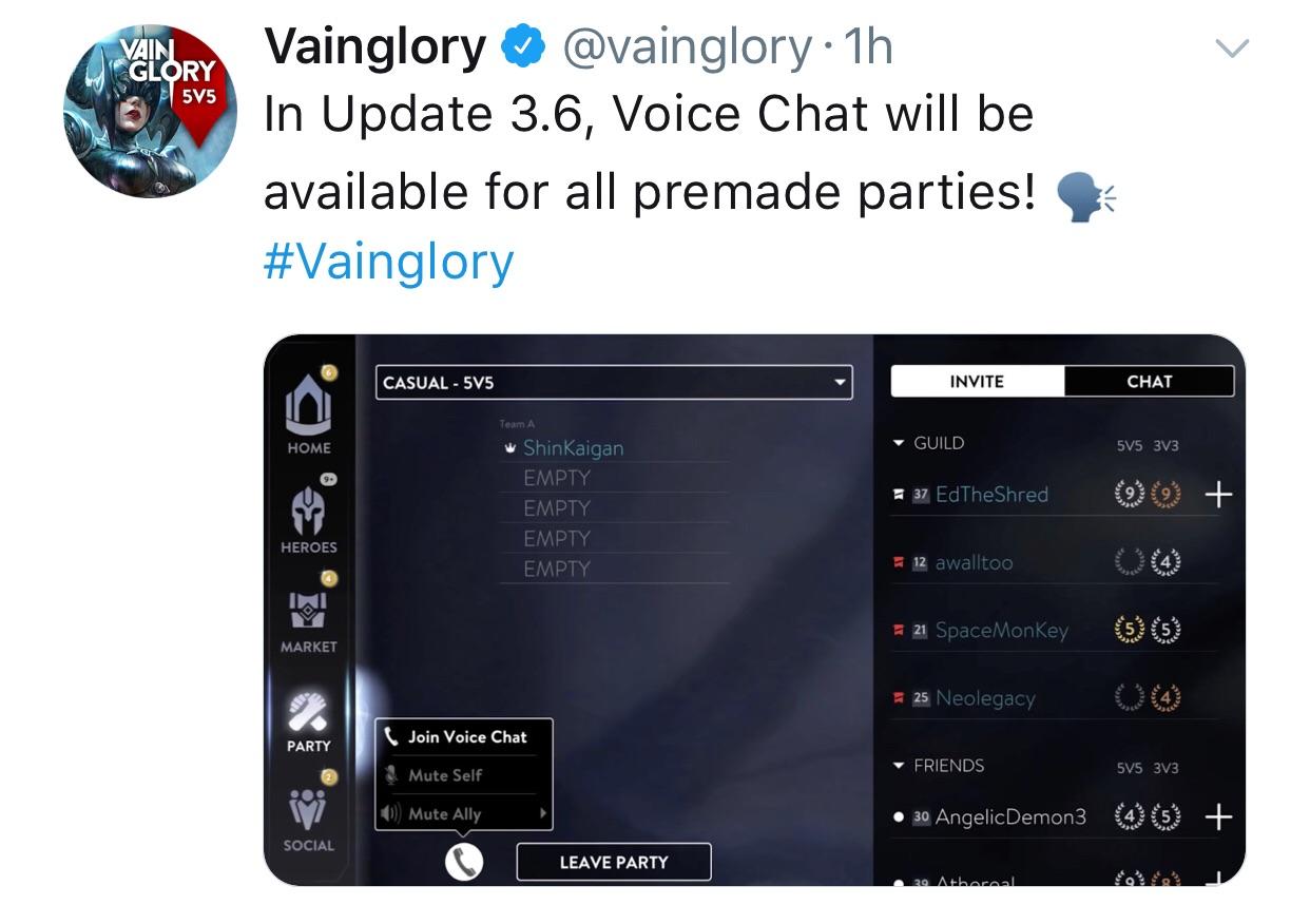 Voice Chat for All r/vainglorygame