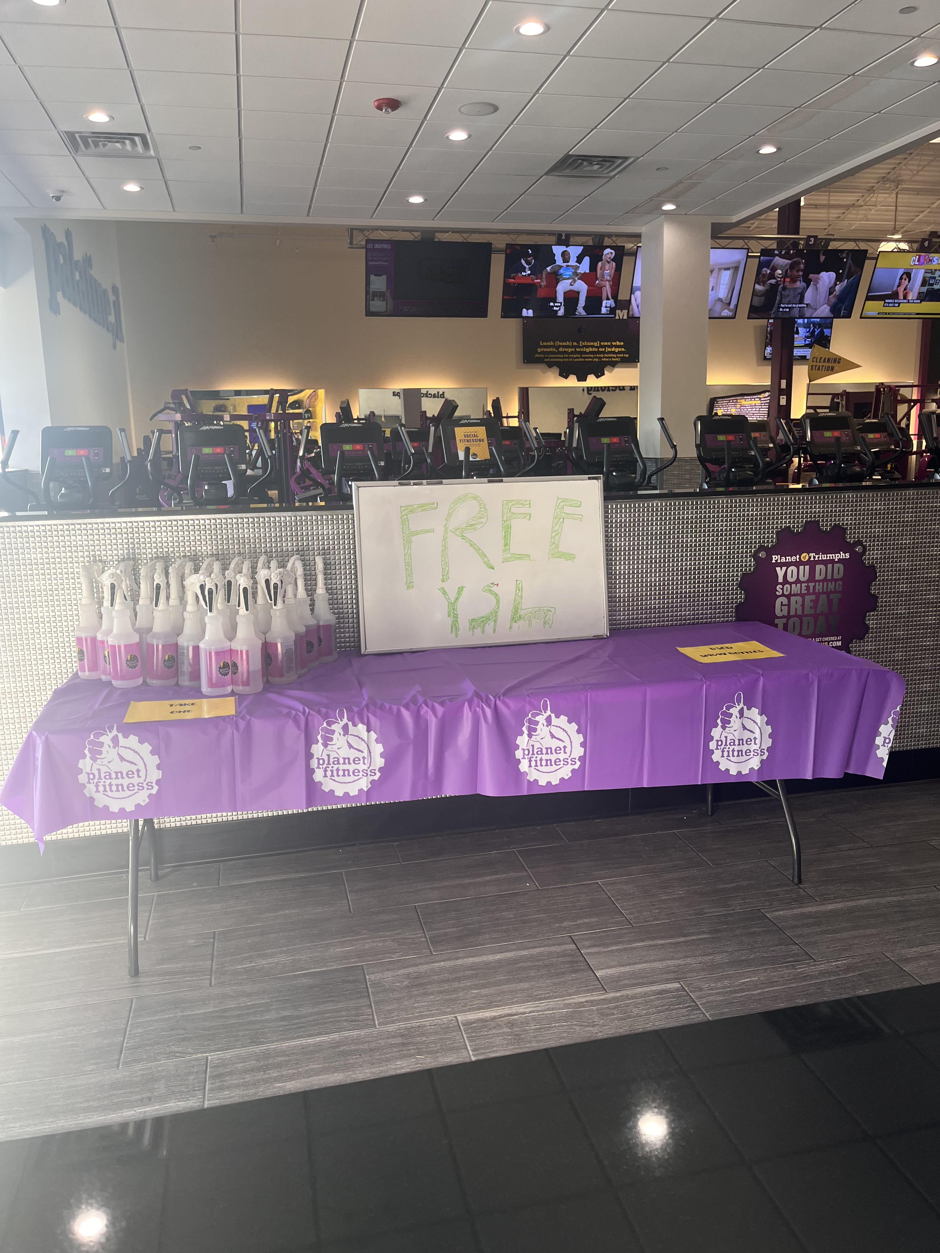 walked into Fitness and saw this. almost brought a tear to my