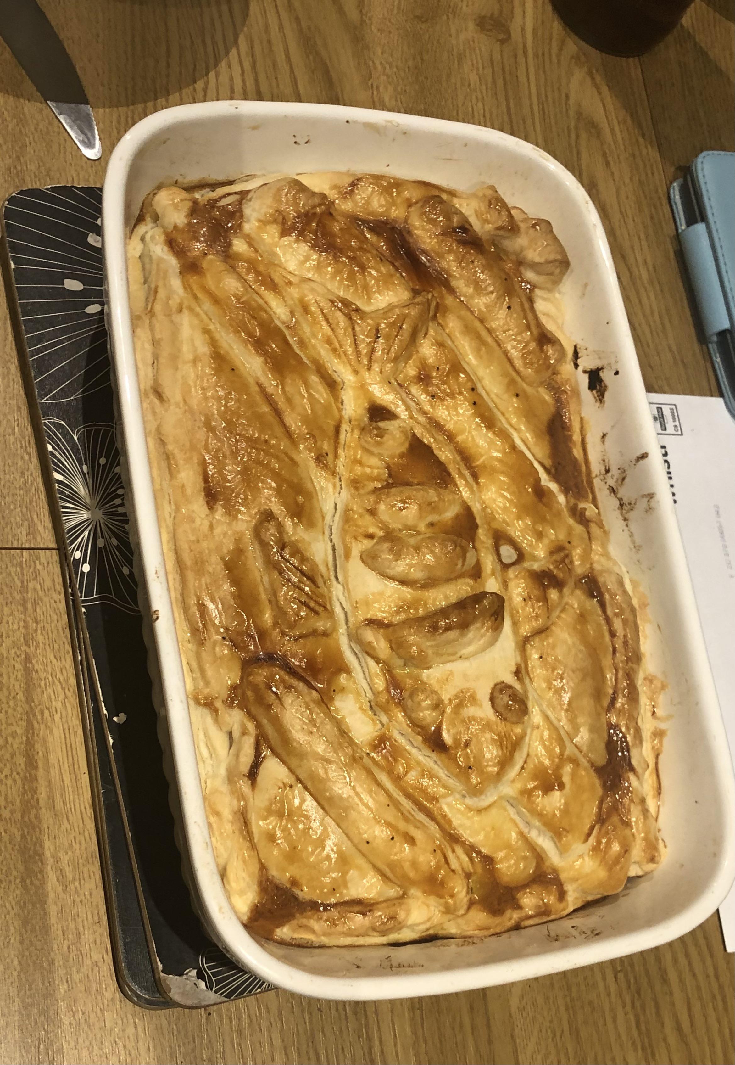 Made a herring and pumpkin pie!!! r/ghibli