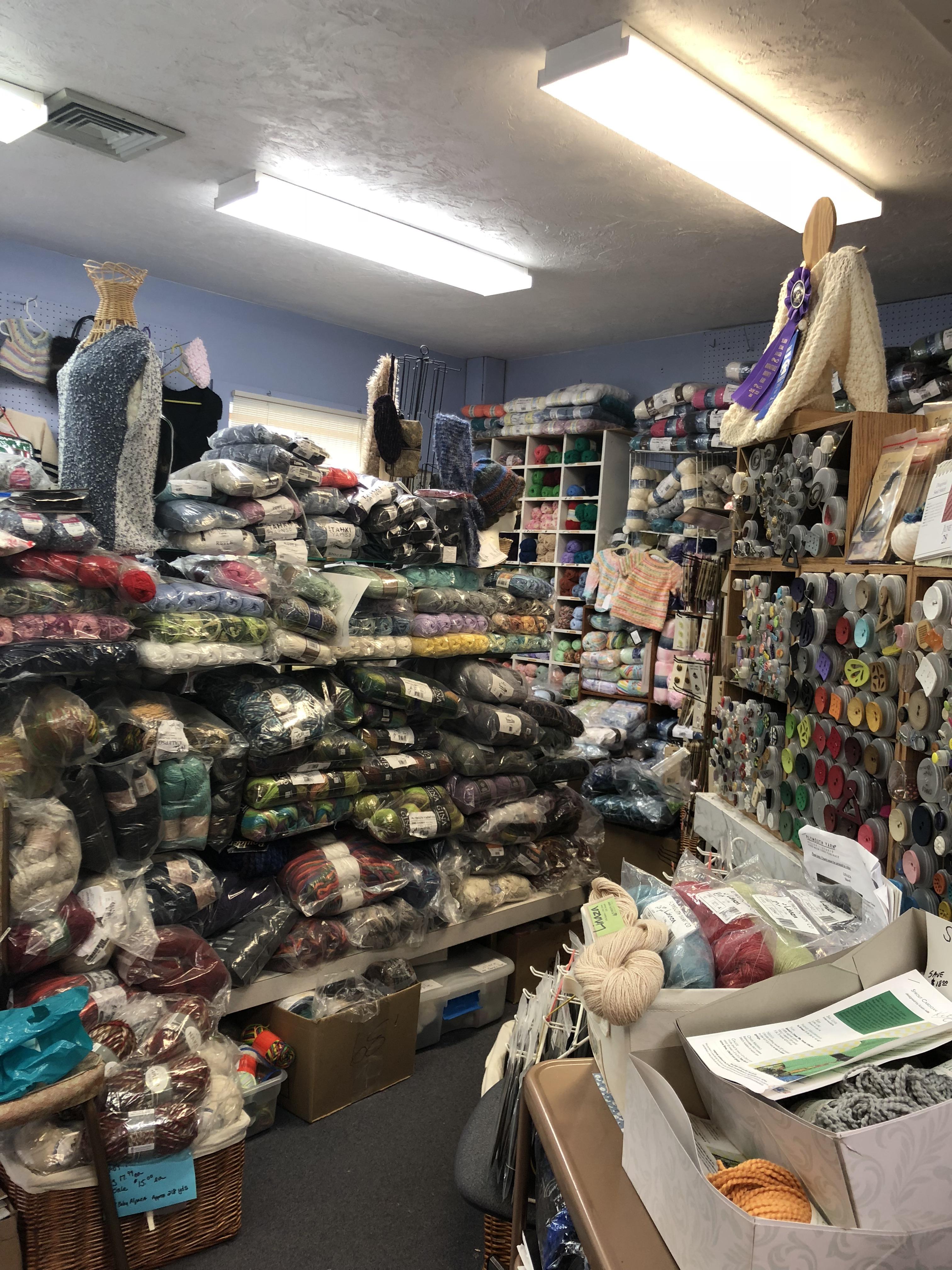 My kind of treasure trove! The Yarn Basket on Cape Cod, Ma. r/crochet