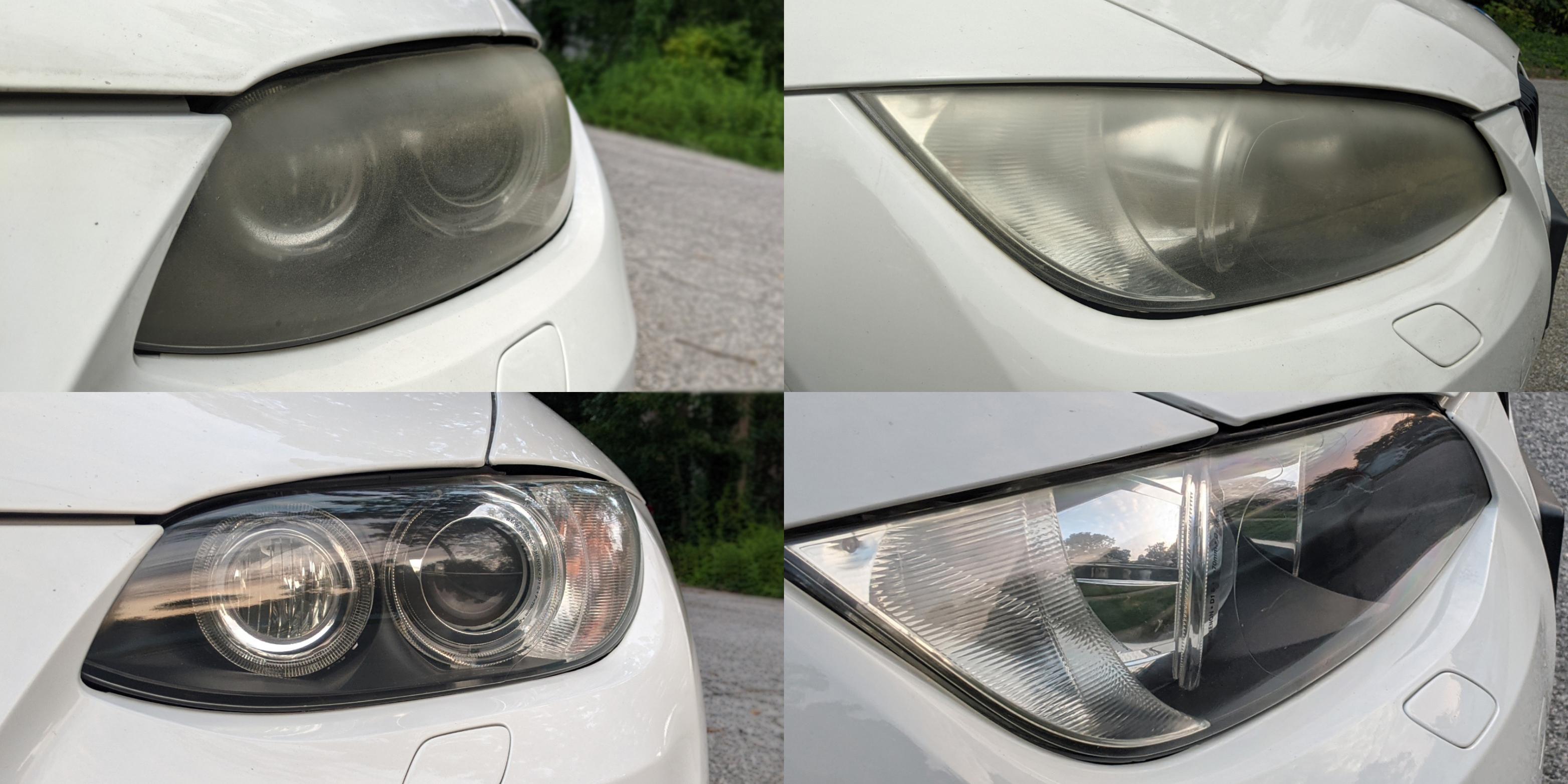 Finally got around to using my 15 3M Headlight Restoration Kit... r/E90