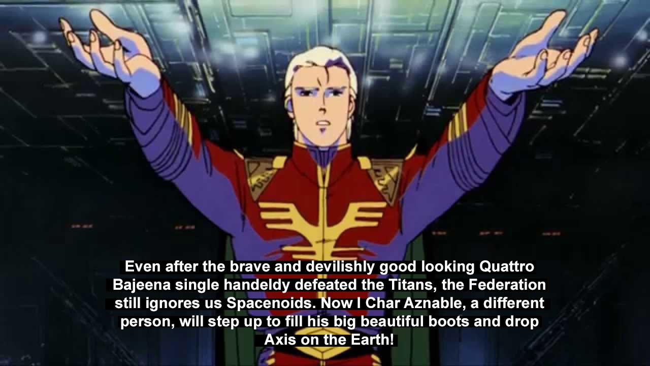 Char's SweetWater speech was a little different than I remembered. r