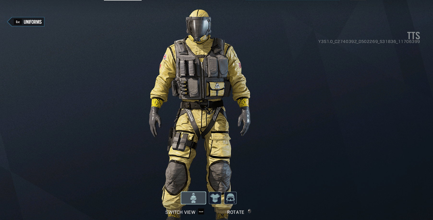 Here is Smoke with the Outbreak uniform and headgear combined. r/Rainbow6