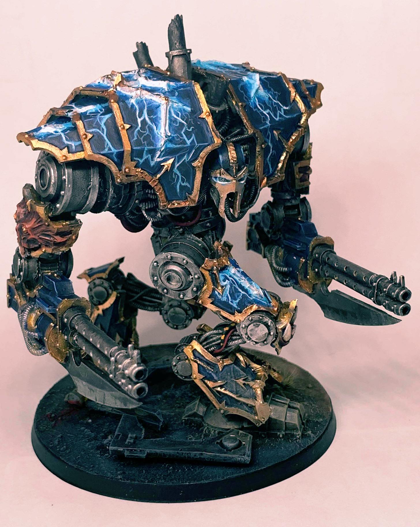 Finished my Night Lords Decimator Daemon Engine : r/Warhammer40k