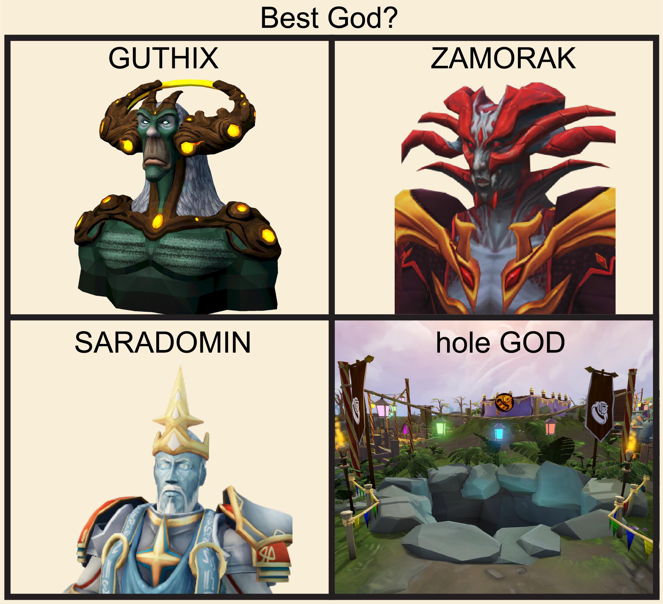 Best God? r/runescape