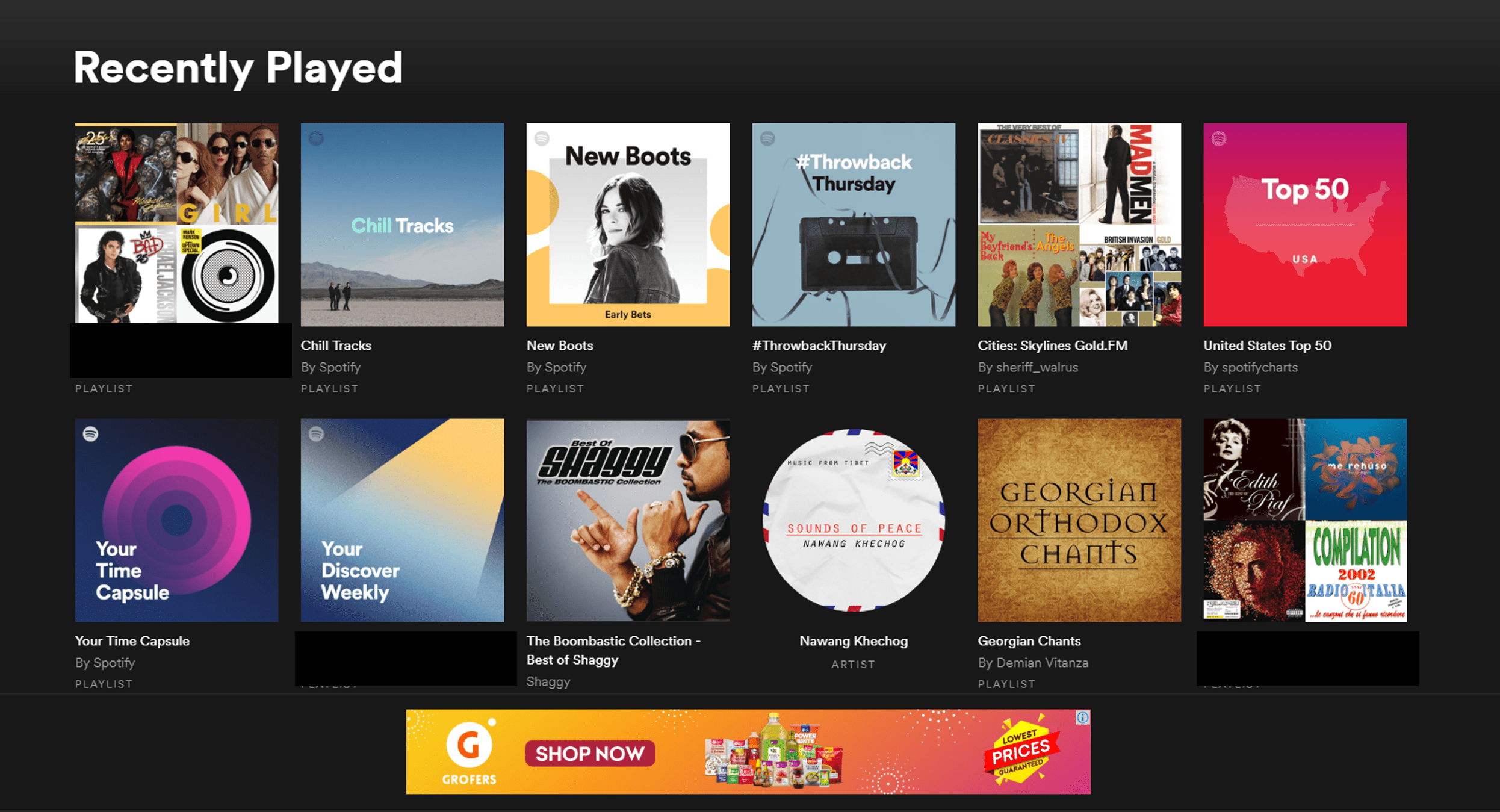 Spotify has started showing Indian ads on its desktop client. Maybe a