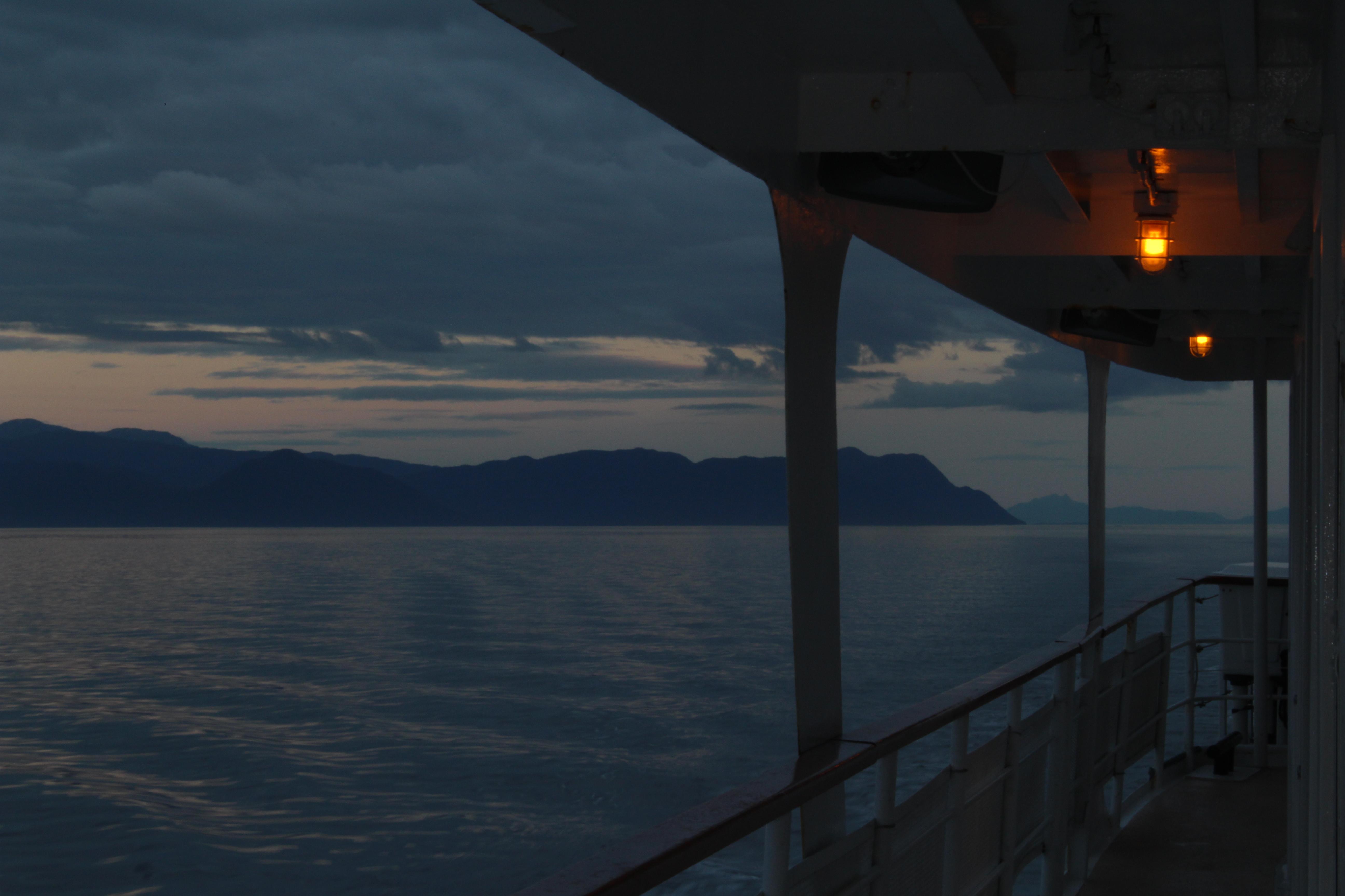Comfy boat near Wrangell, AK