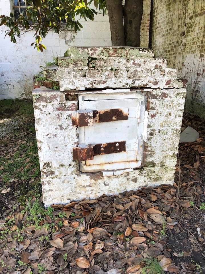 Greensboro, NC behind a 100 year old hardware store. Dimensions are 5