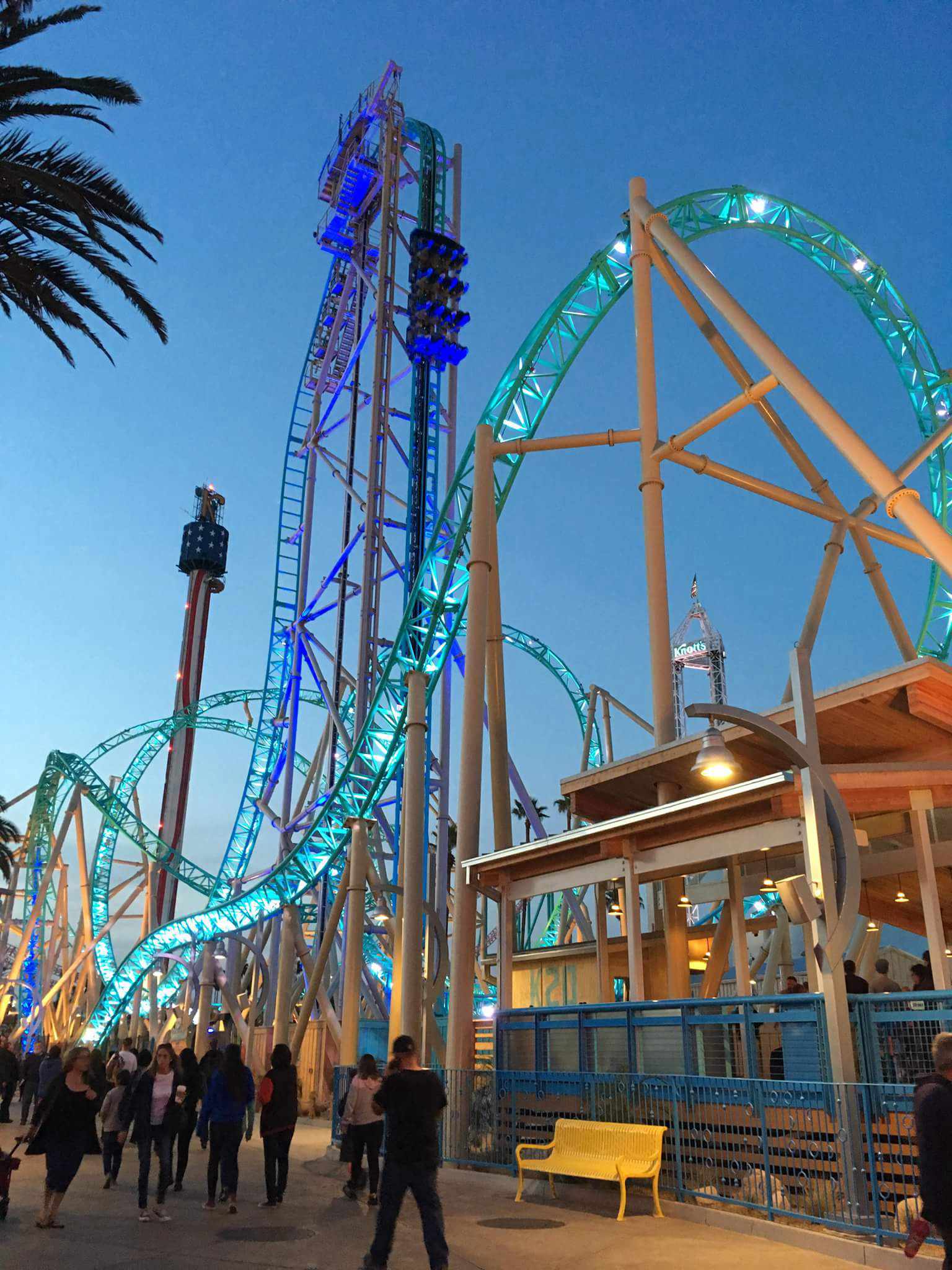 Hangtime at dusk, Opening Day r/rollercoasters