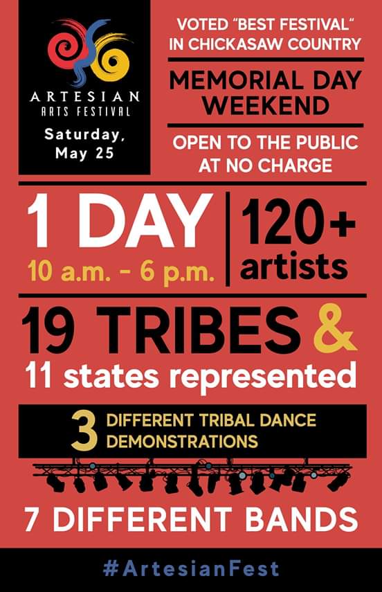 The Artesian Arts festival in Sulphur is a fun cultural experience