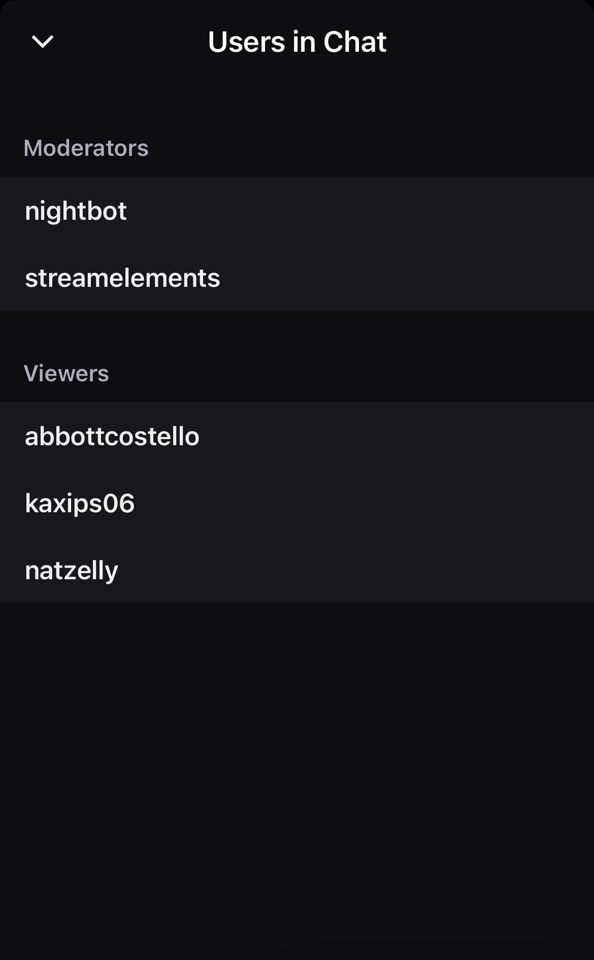 Just started streaming yesterday and all these users show up, but they