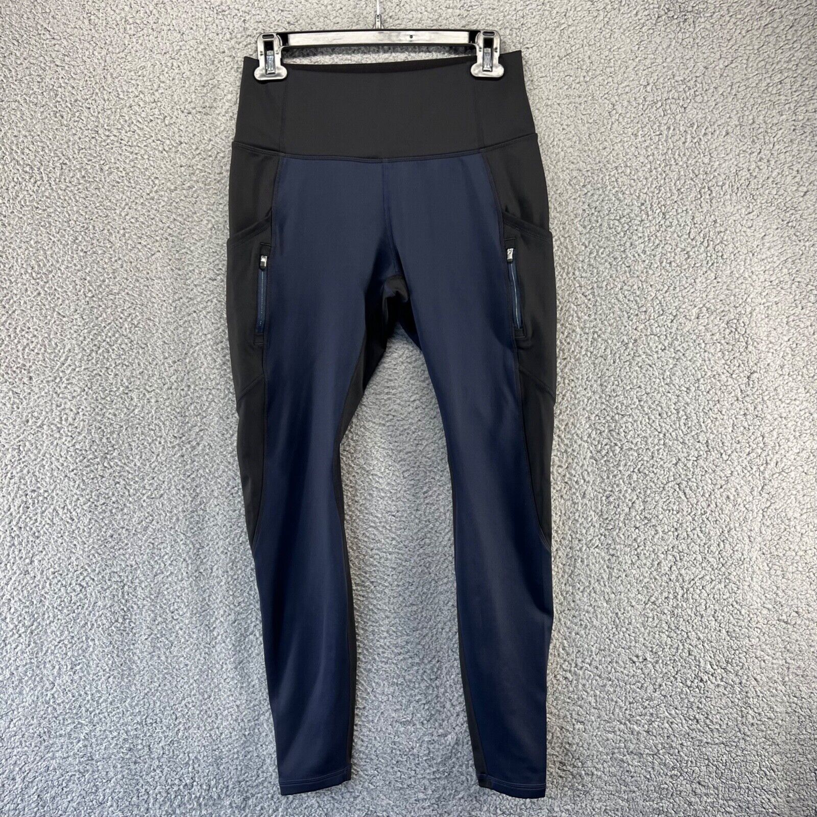 Athleta Leggings Women's Small Blue Black Athletic Workout Performance