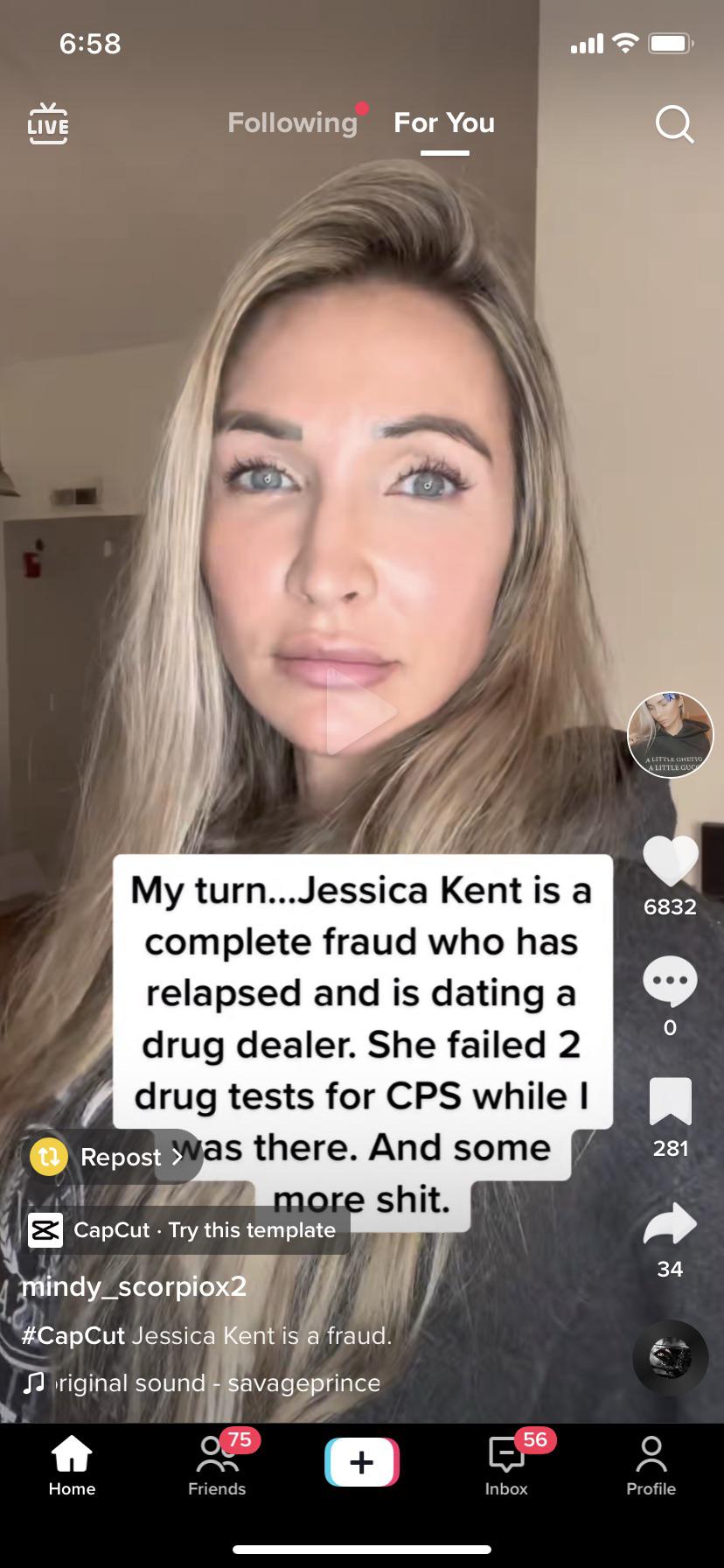 Jessica Kent and Mindy Drama : tiktokgossip