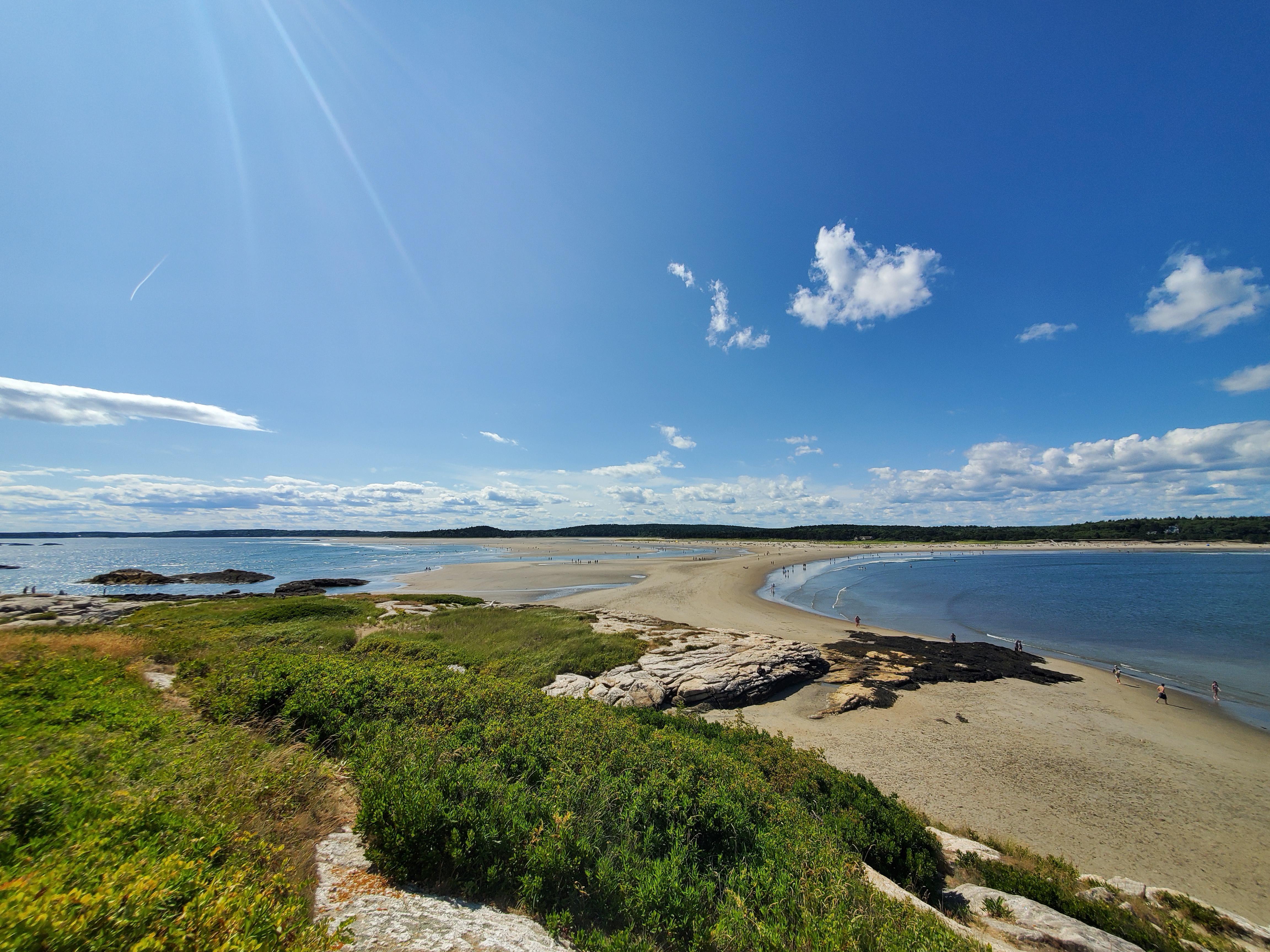 Popham Beach r/Maine