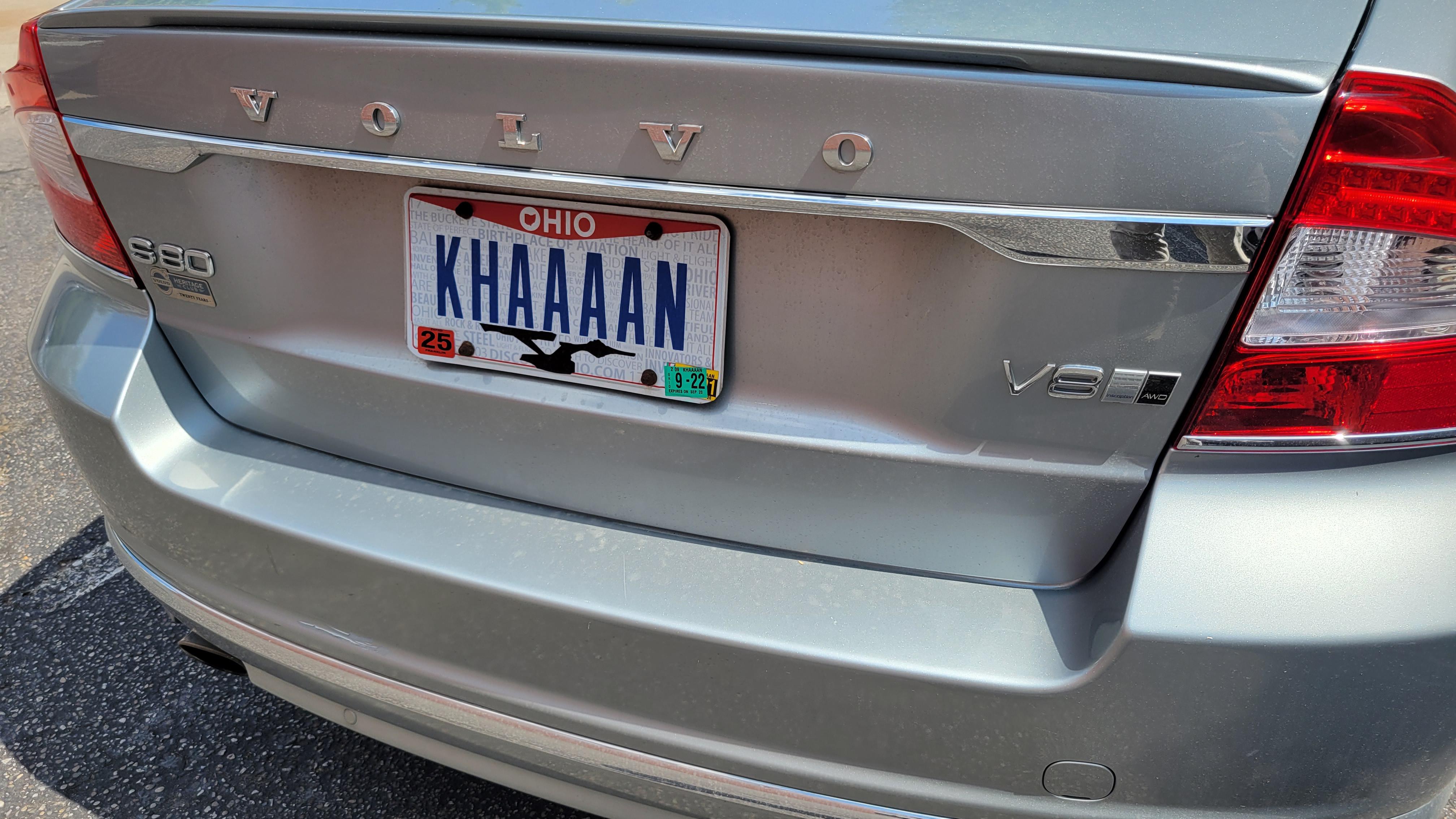 a couple years old but still my fav Ohio vanity plate r/Columbus