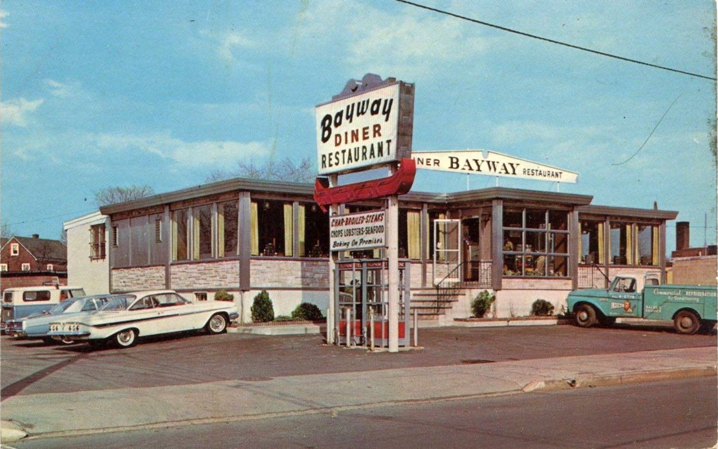 Bayway Diner Elizabeth, New Jersey 1960's r/newjersey