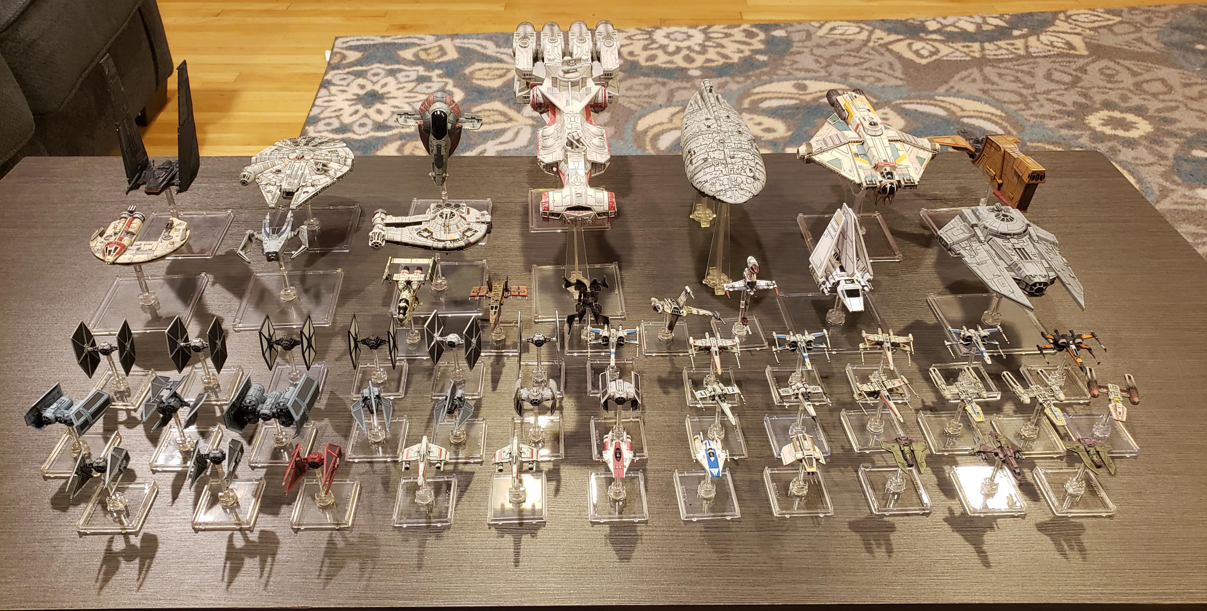 Anyone else collect XWing Miniatures? r/starwarscollecting