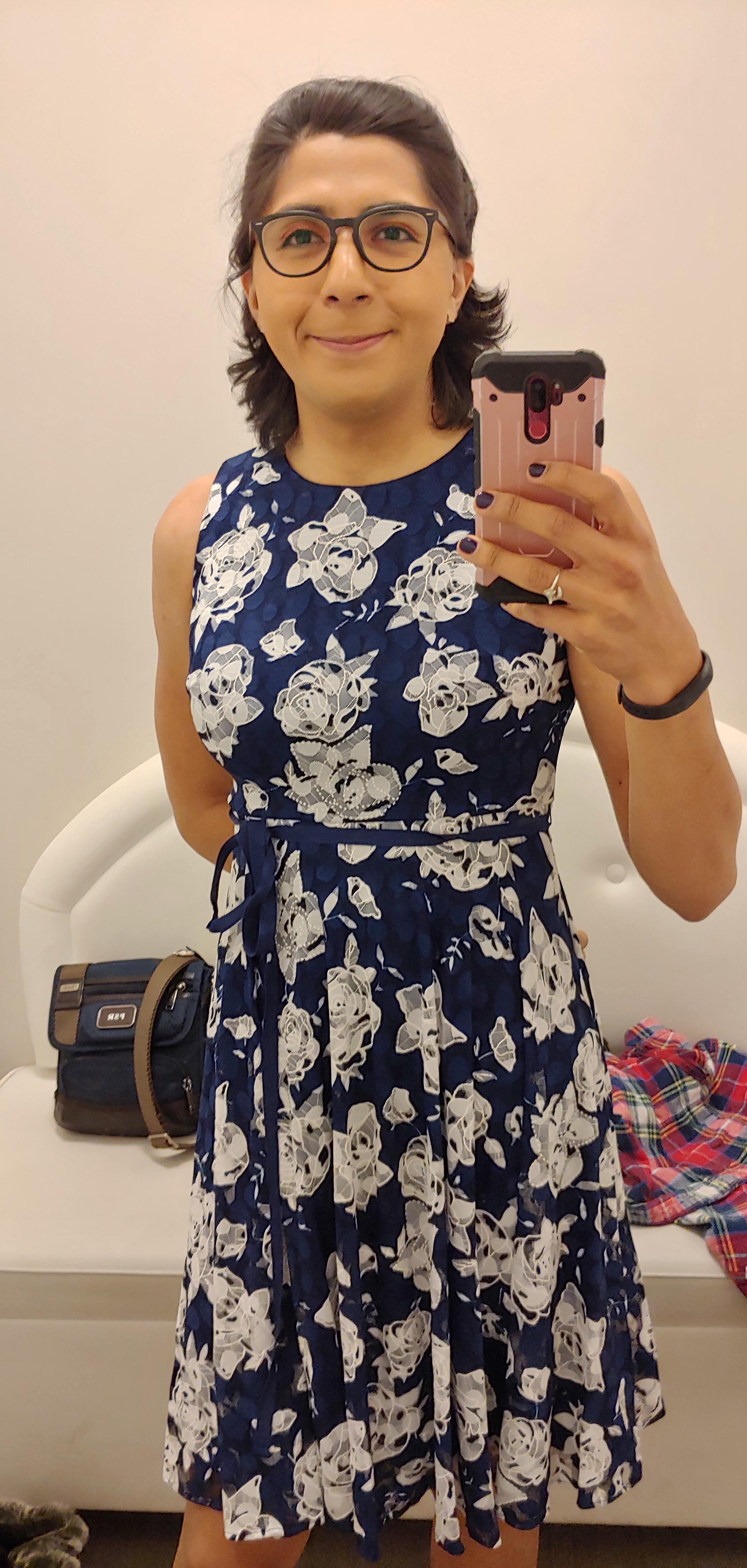 Dress shopping for the holiday party at work, also will be my official