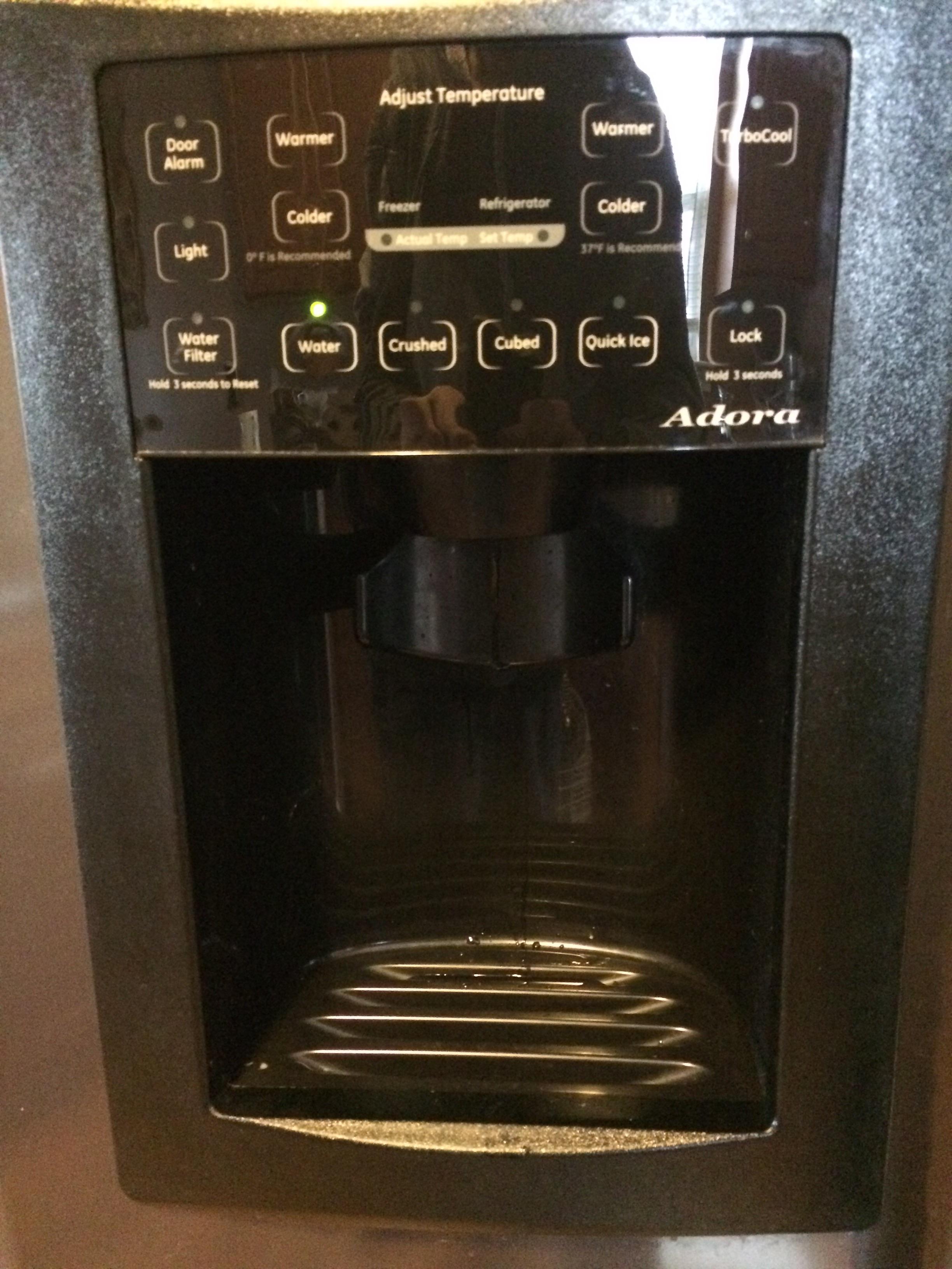 Refrigerator keeps freezing the filtered water. Keeps dropping temp to