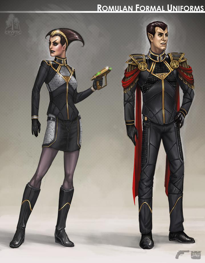 Star Trek Online Romulan Formal Concept Art by FBOMBheart r/Romulus