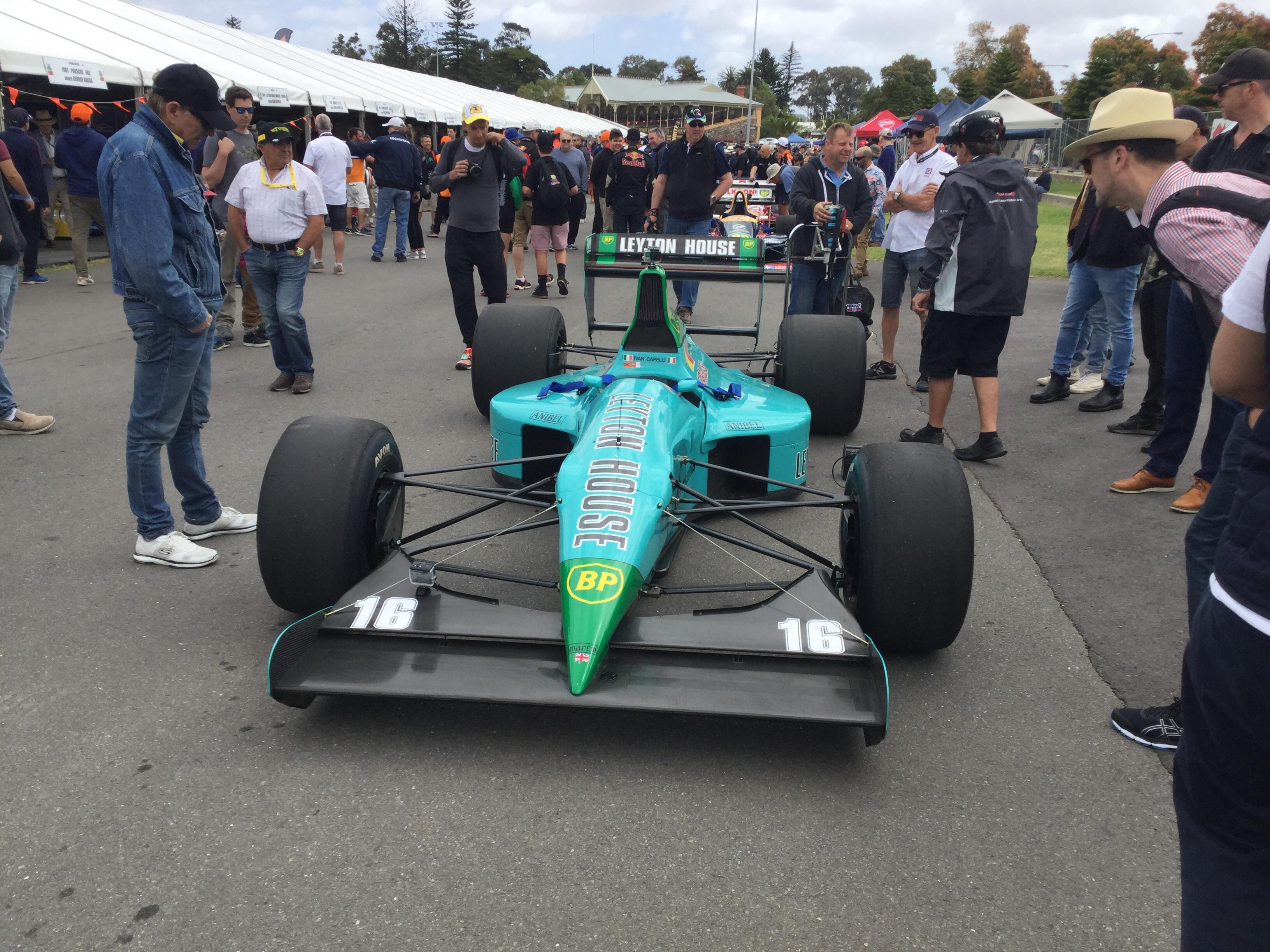 1989 Leyton House at the Adelaide Motorsport Festival. Crazy just how