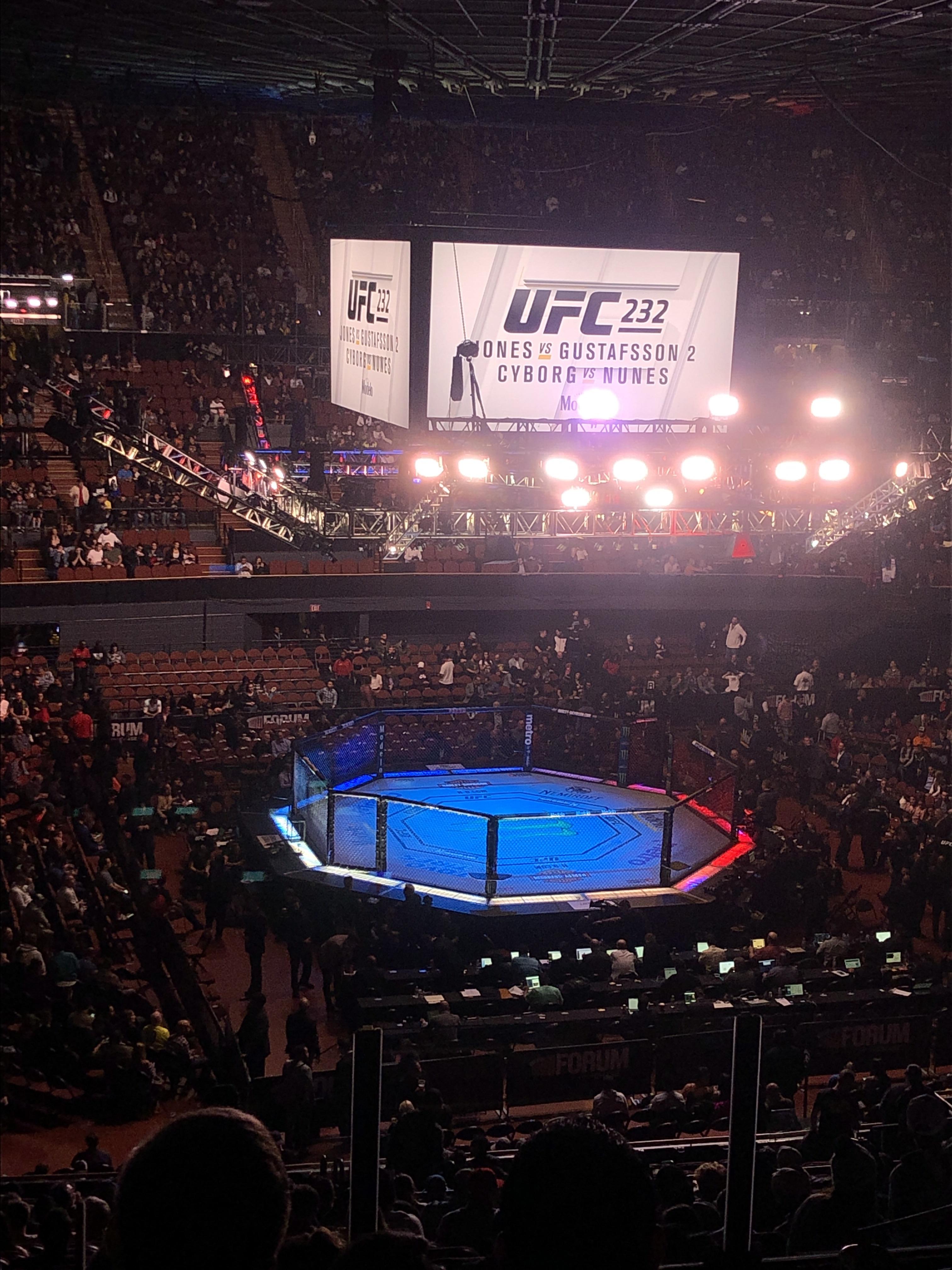 My seats for UFC 232 ! r/MMA