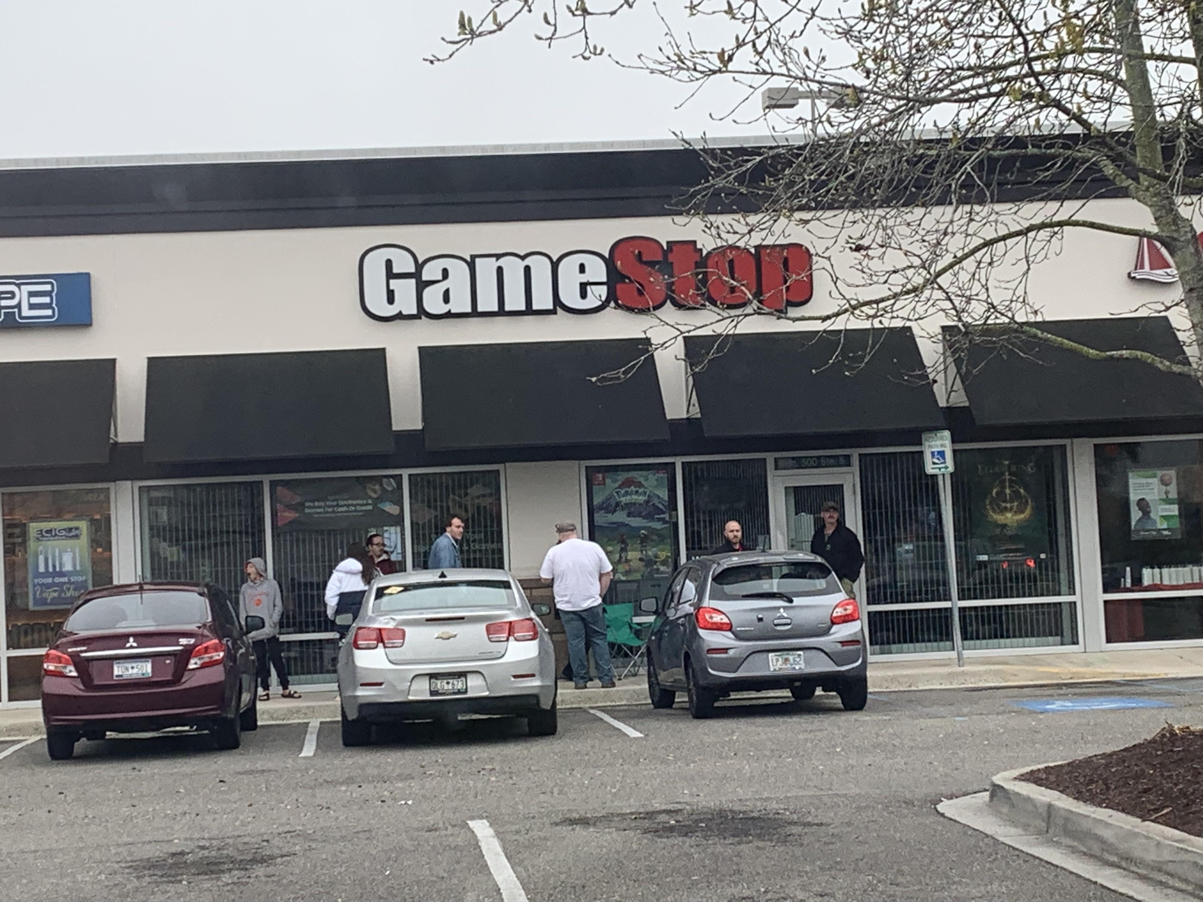Line outside of GameStop this morning ! Bullish asf. r/GME