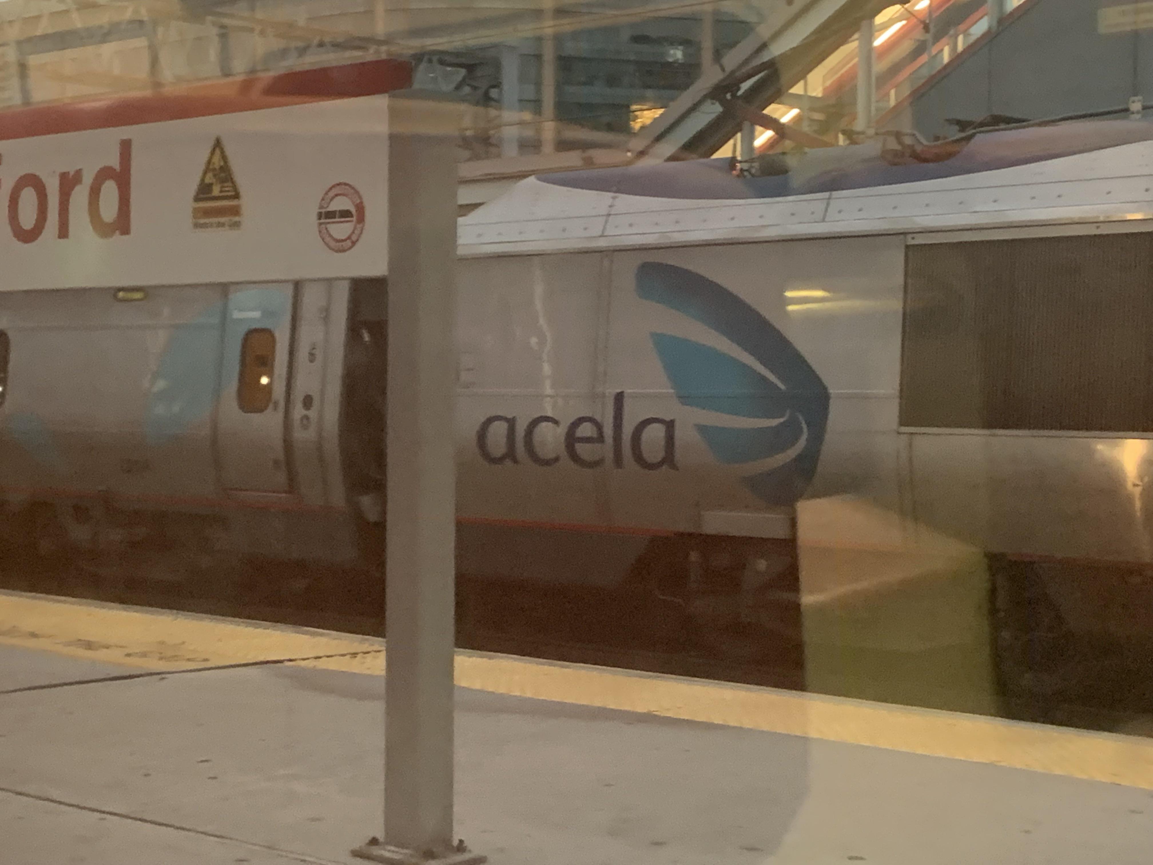 Saw the Amtrak Acela at Stamford CT station to D.C. today r/trains