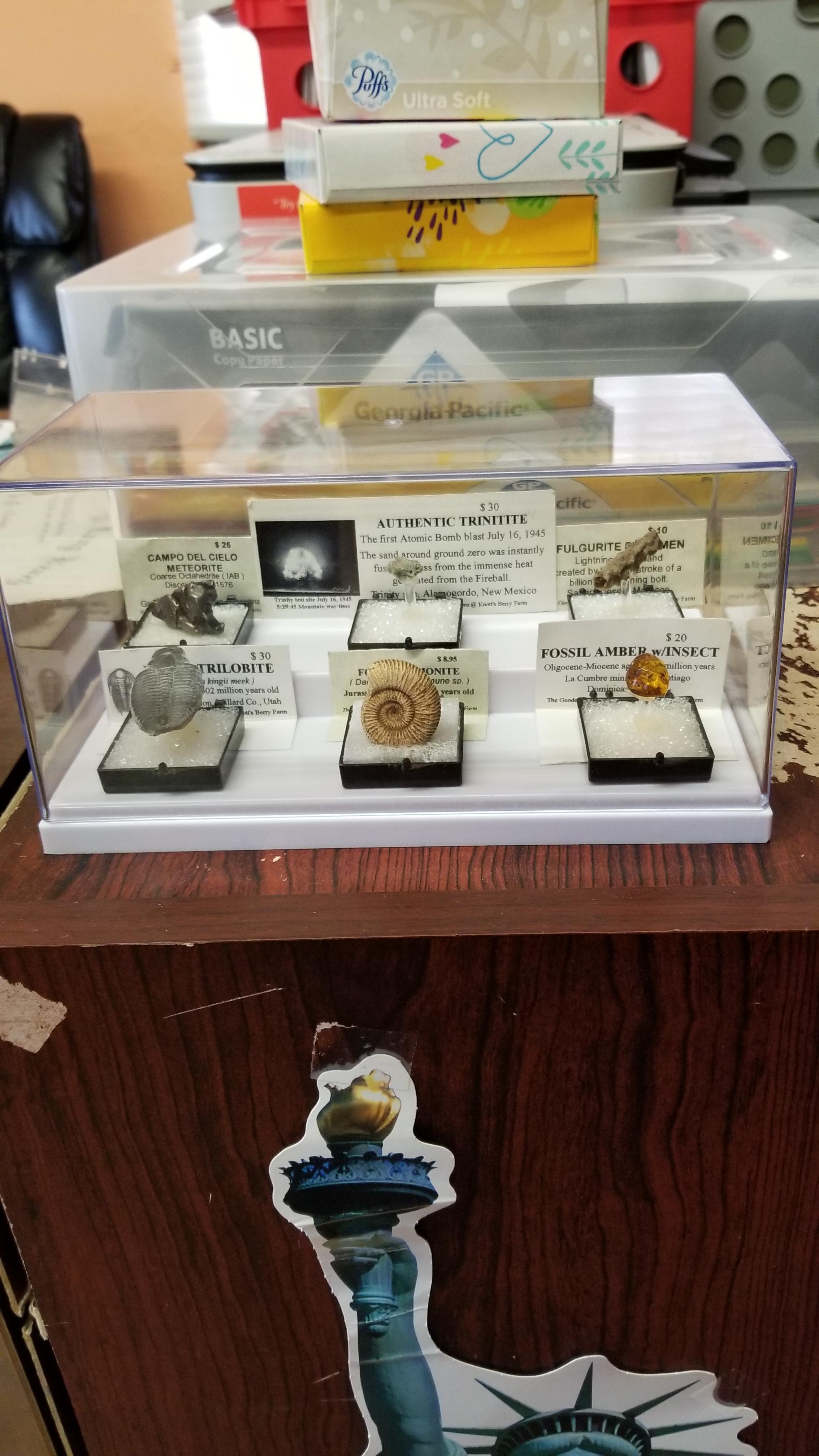 Mini museum on my desk r/Teachers
