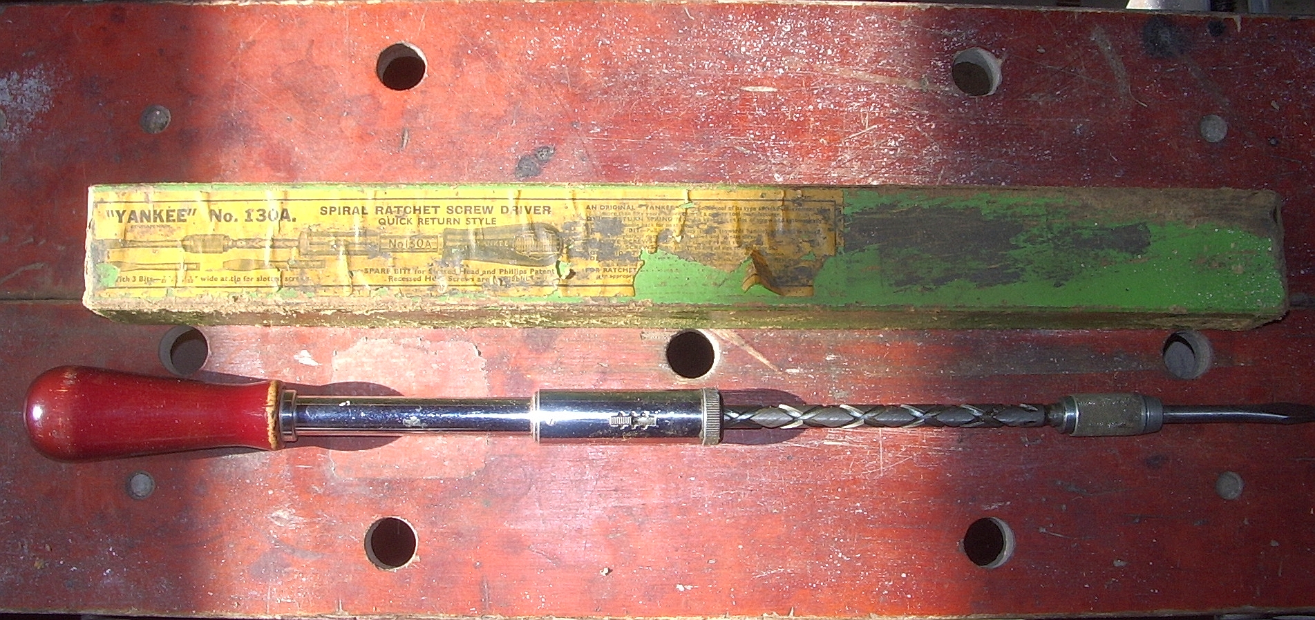 Before there were cordless drills there was the Spiral Ratchet