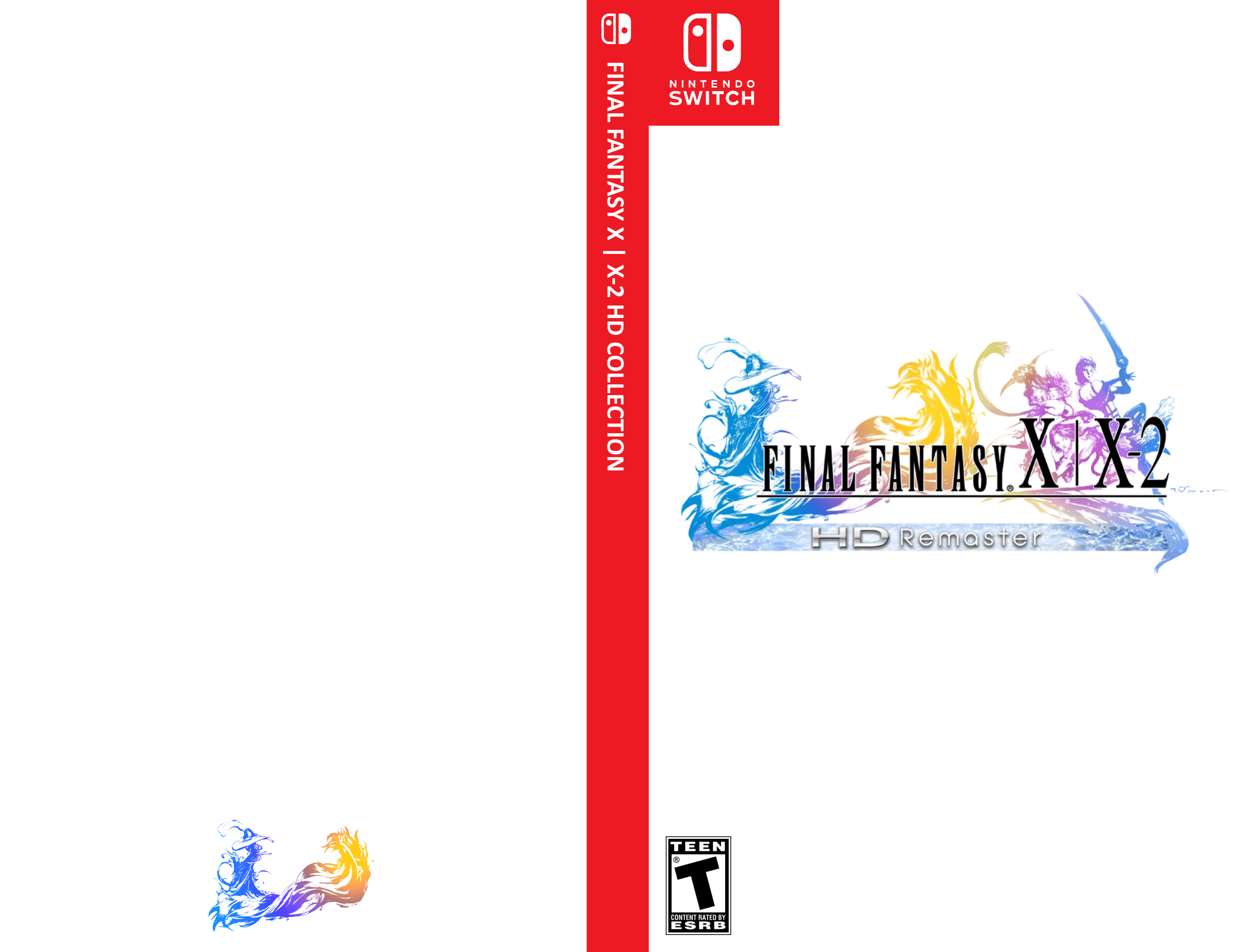 Final Fantasy XX2 HD Collection Custom Box Art (Link in comments) NintendoSwitchBoxArt