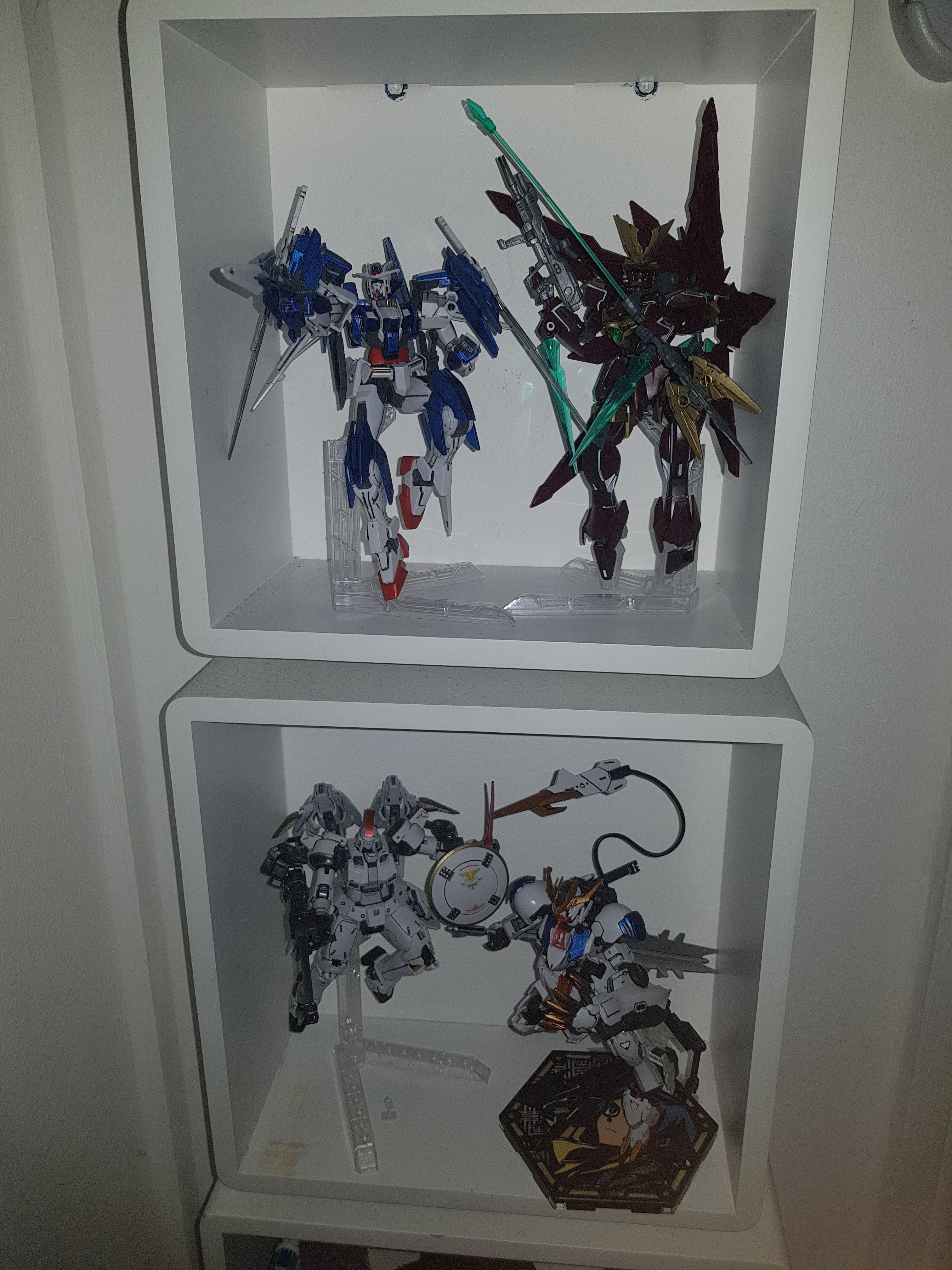 Just a couple of small gunpla shelves! r/Gunpla