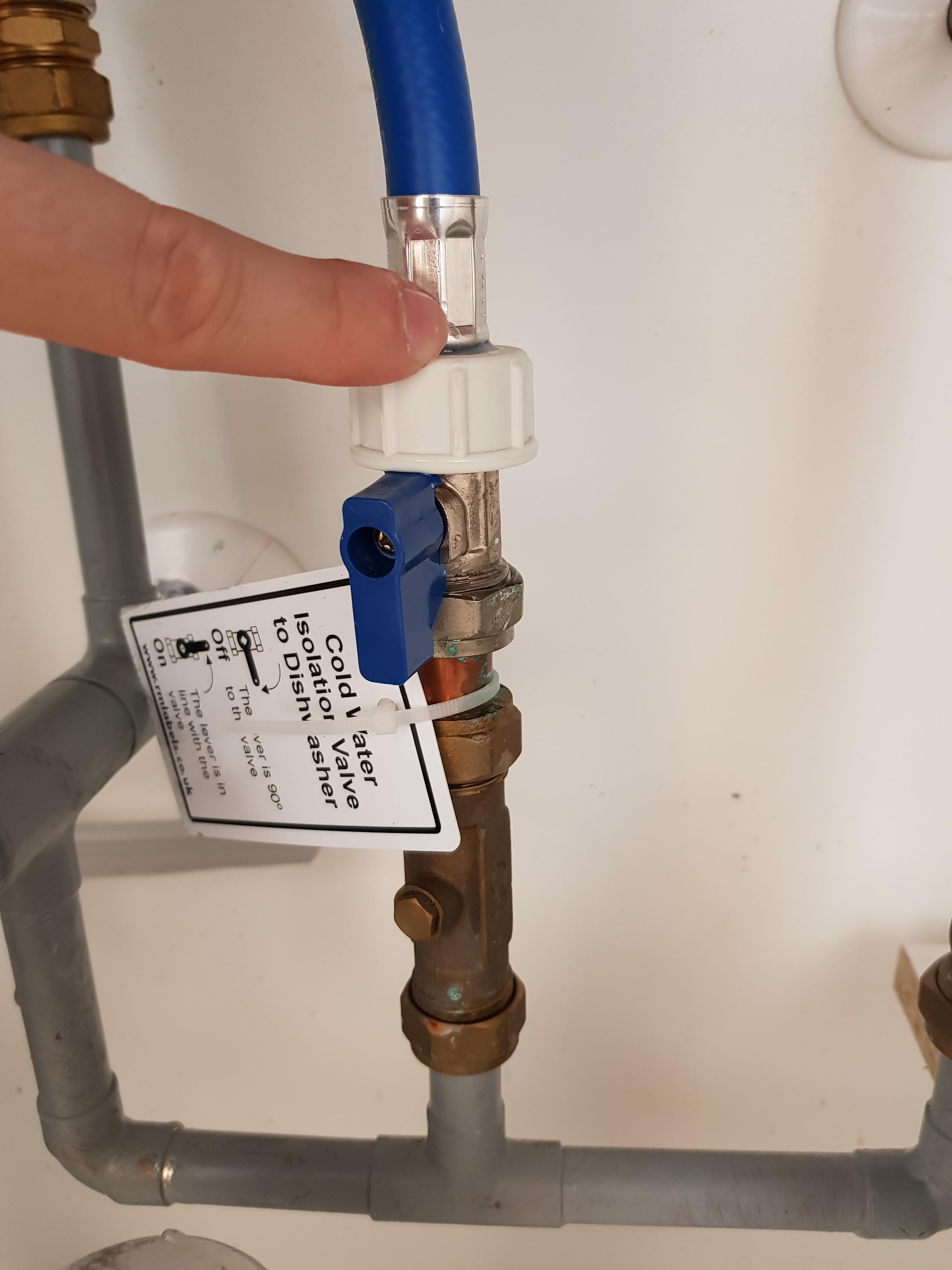 Dishwasher install leak r/Plumbing