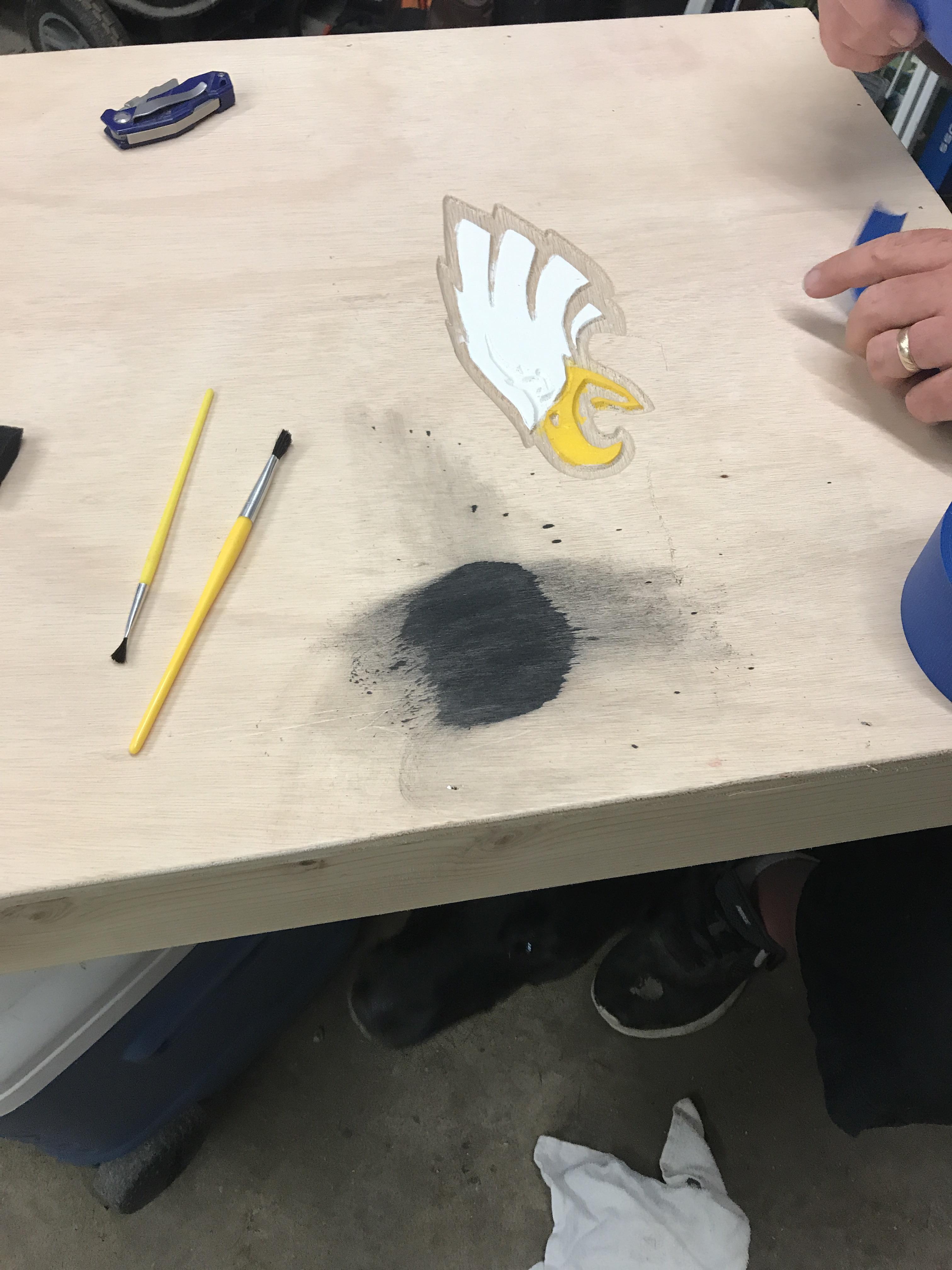 I need a how to get spray paint of wood r/howto