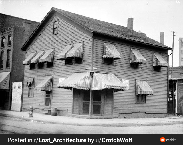 The Bucket of Blood Saloon, Corner of Hastings and Clinton in Detroit