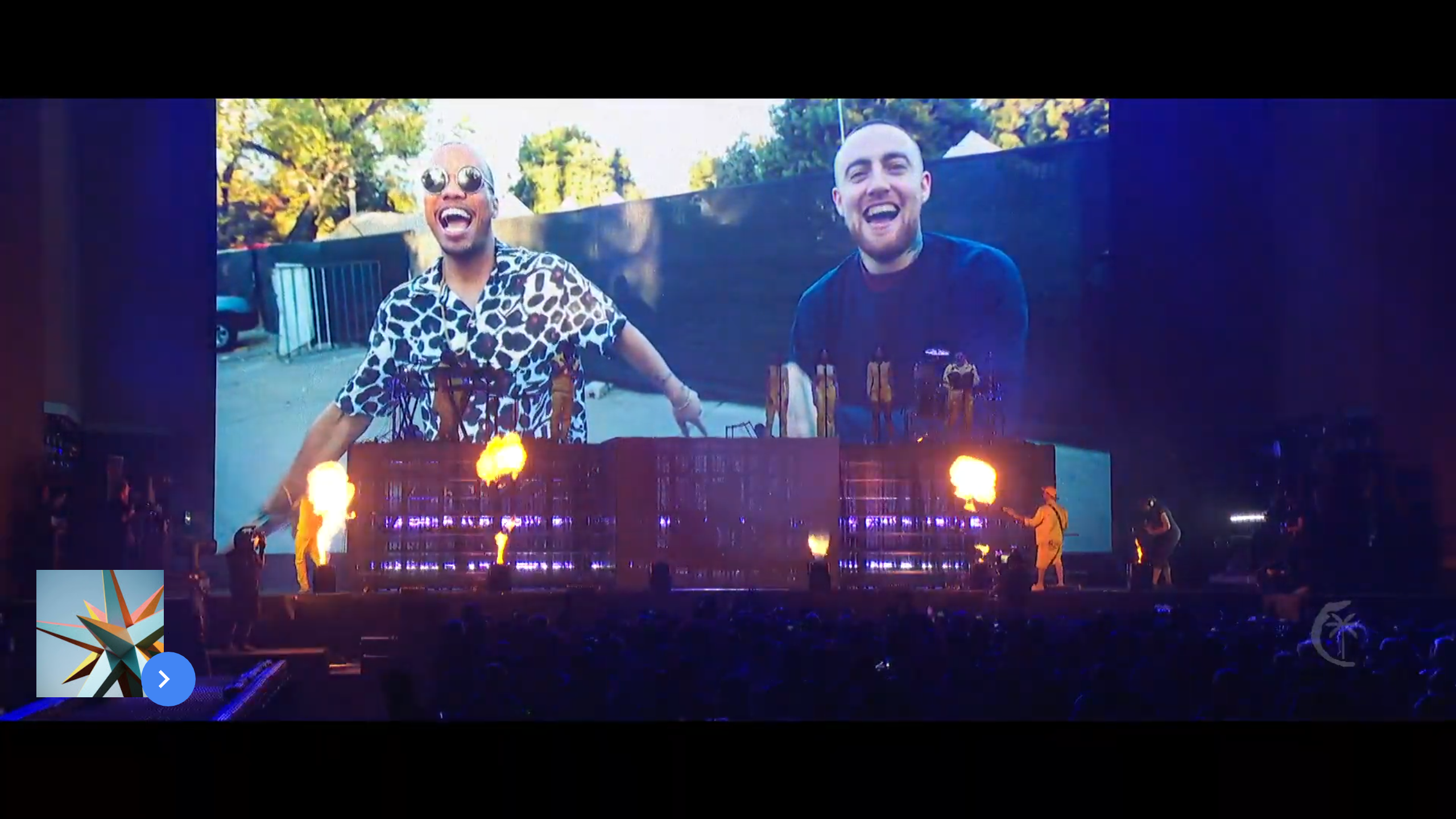 The end of Anderson's Coachella set r/MacMiller
