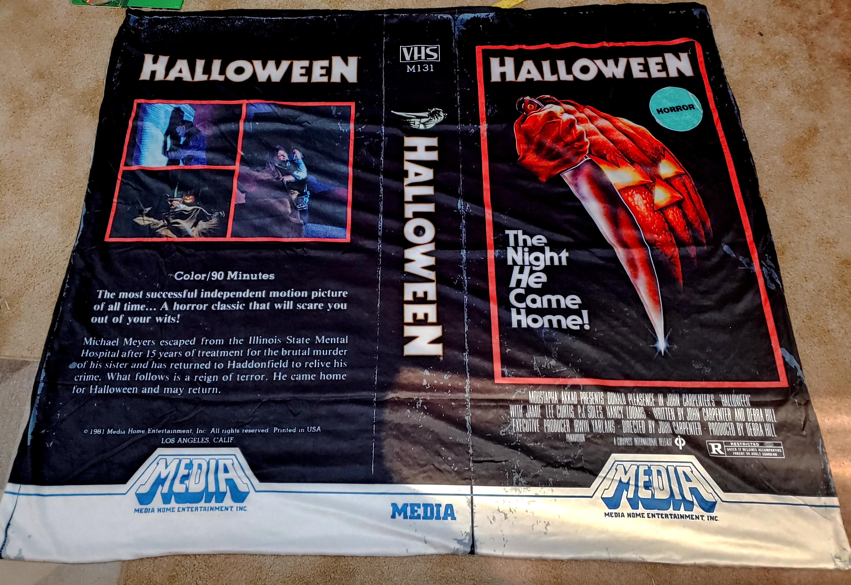 I love mail time! Had to share. Halloween throw blanket from creepyco