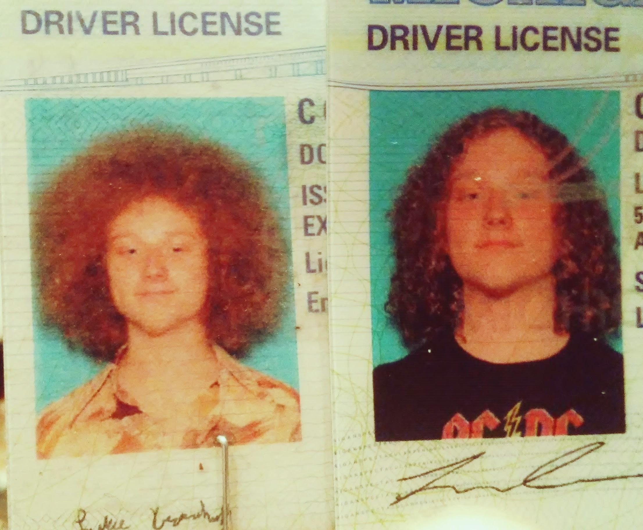 Anybody else like to see their drivers license evolution? curlyhair
