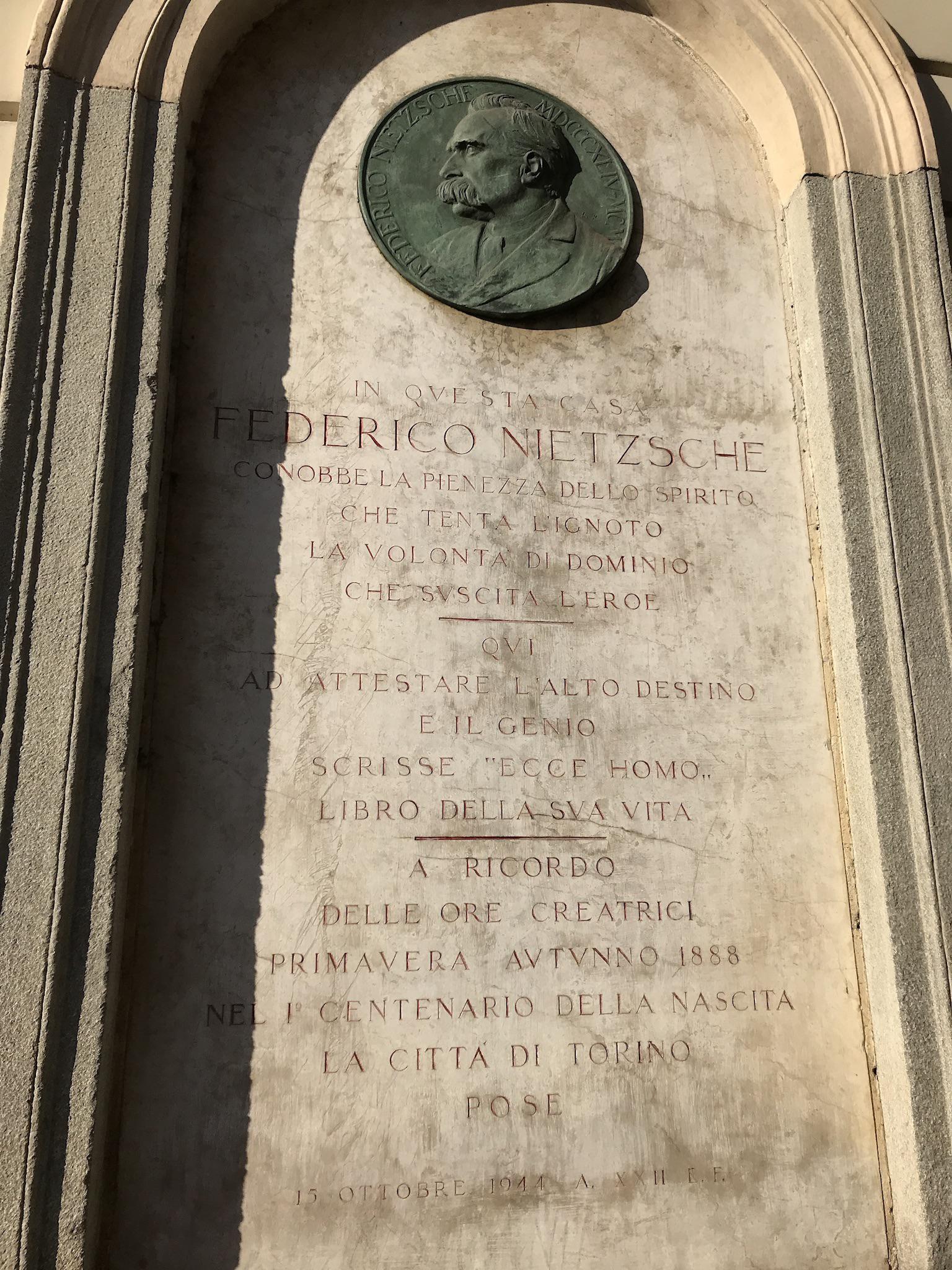 From my Turin trip. Saw one of the Nietzsche’s boarding houses! r/Nietzsche