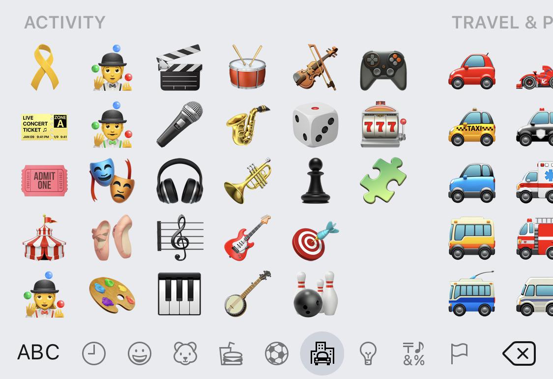 Music note emoji gone from iOS? Anyone else who can’t find the “music