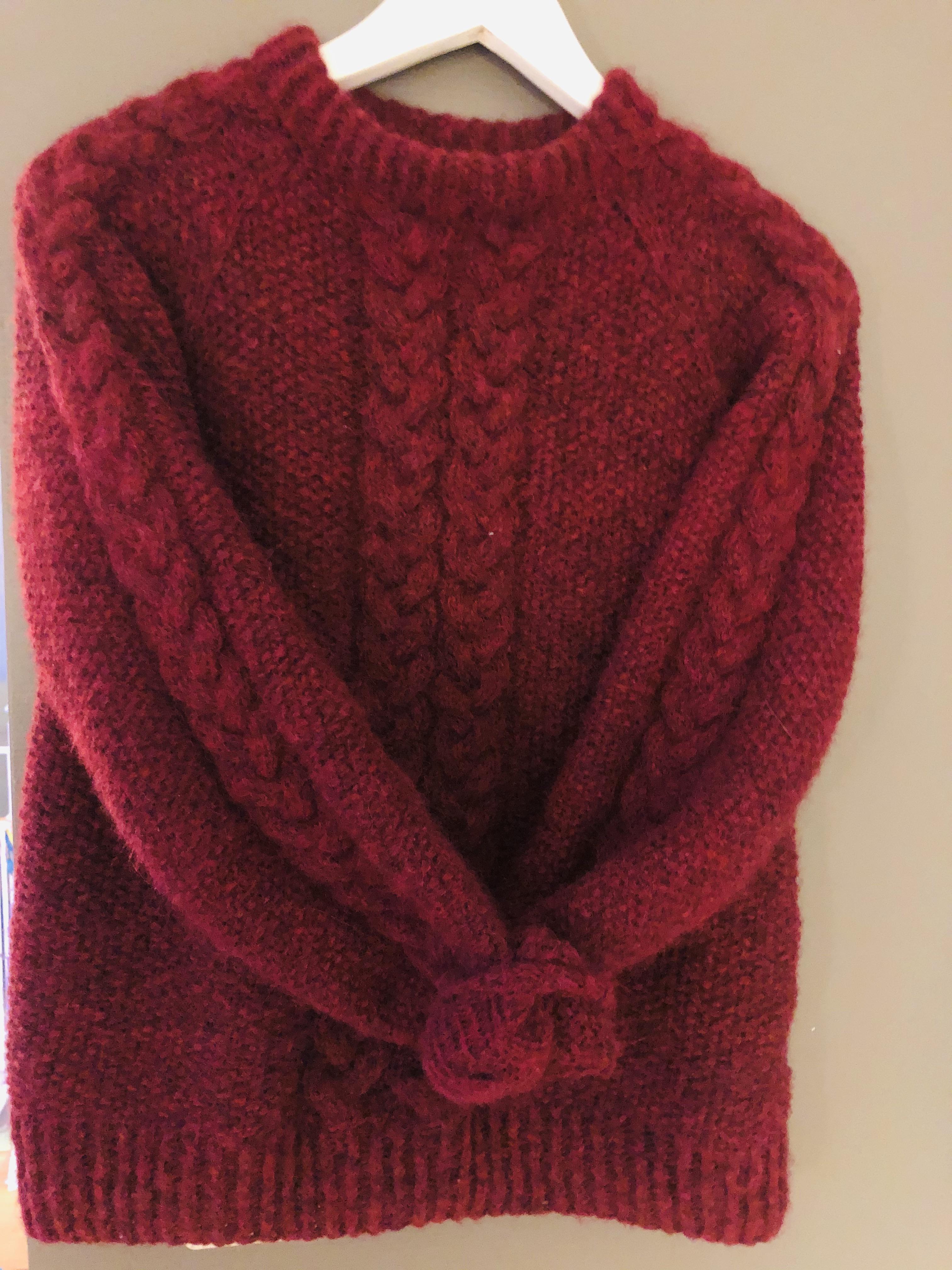 Just love my newest sweater knitted in drops air! r/knitting