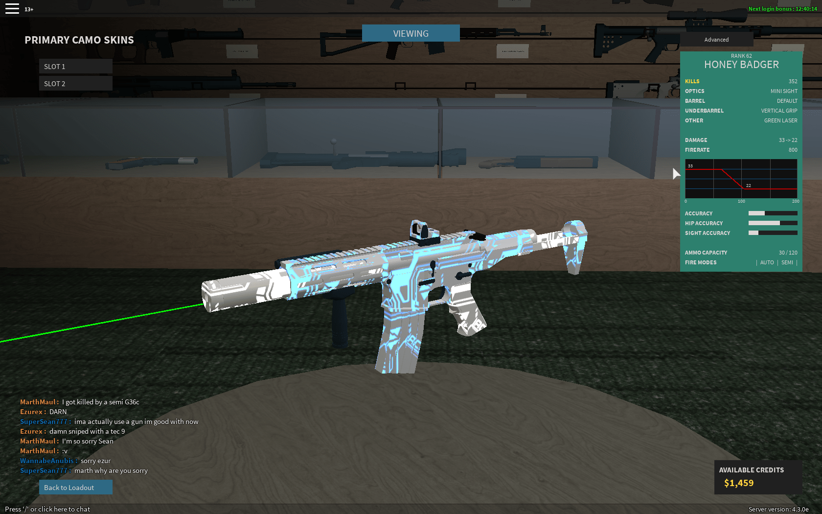 Honey Badger Blizzard r/PhantomForces