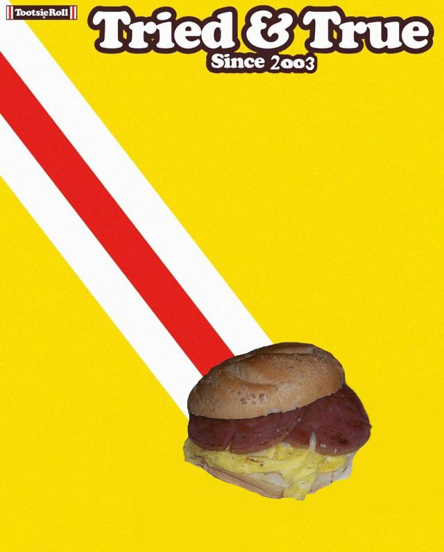 Revamp 2. POrk roll egg and cheese on a Kaiser bun. r/ween