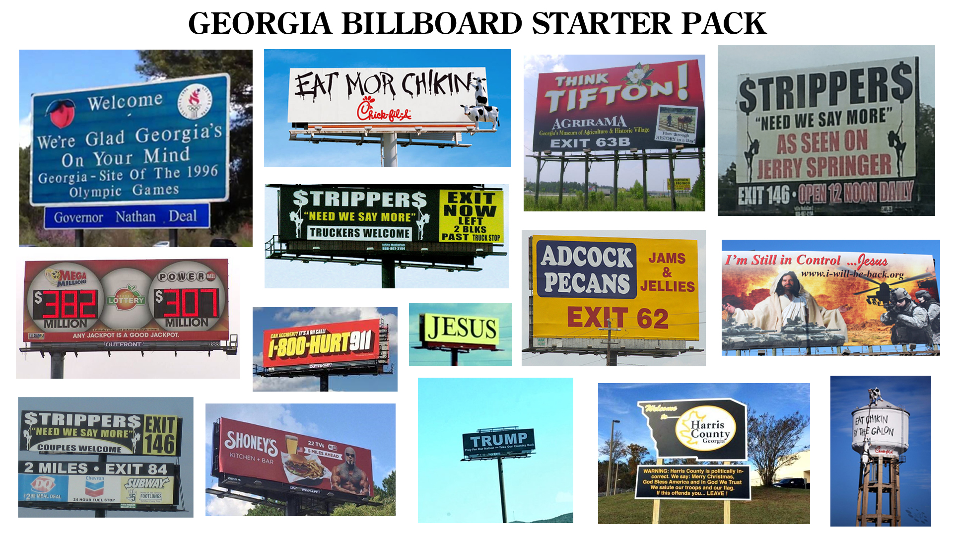 Billboard Starter Pack r/starterpacks