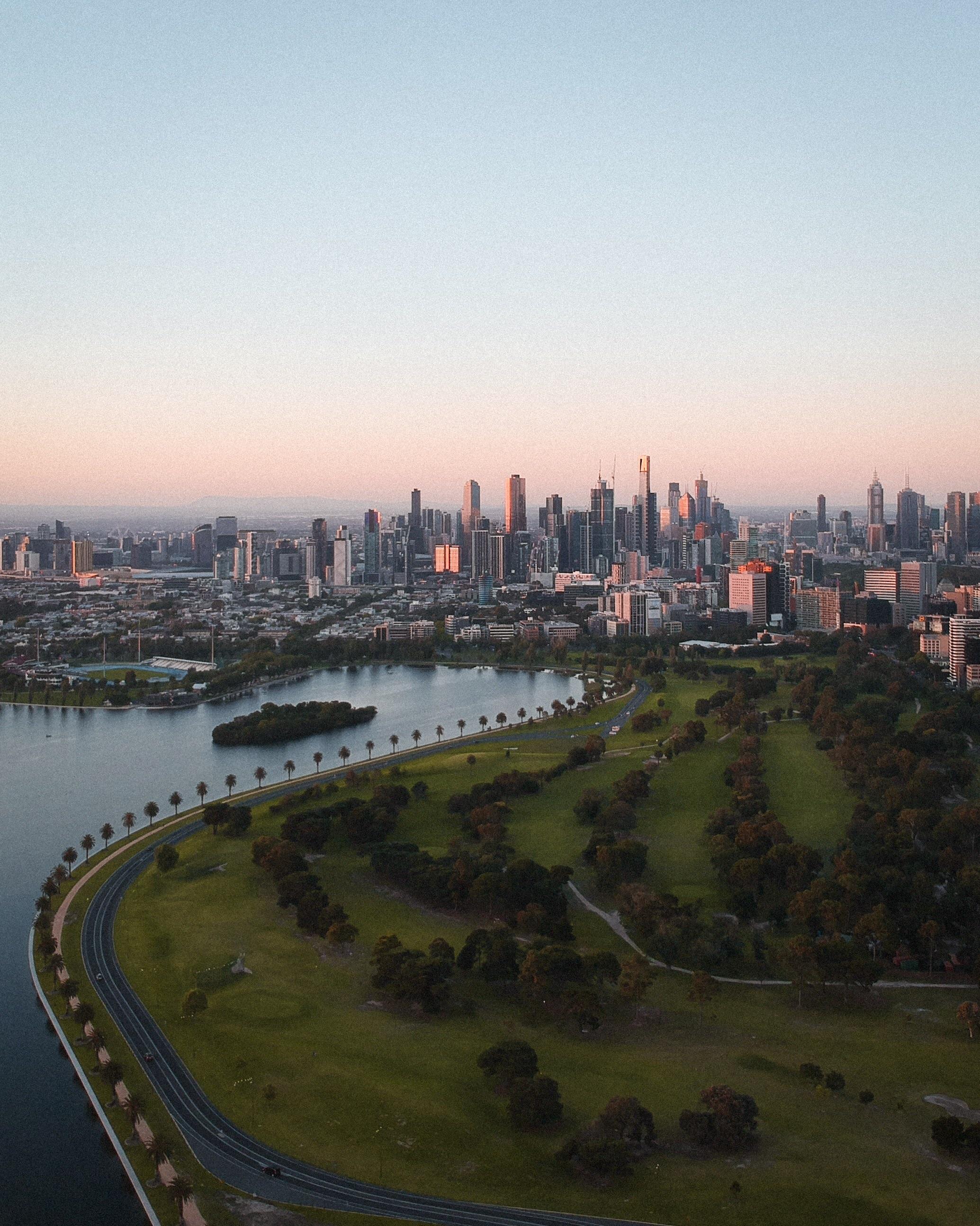 Sunset. Albert Park r/melbourne