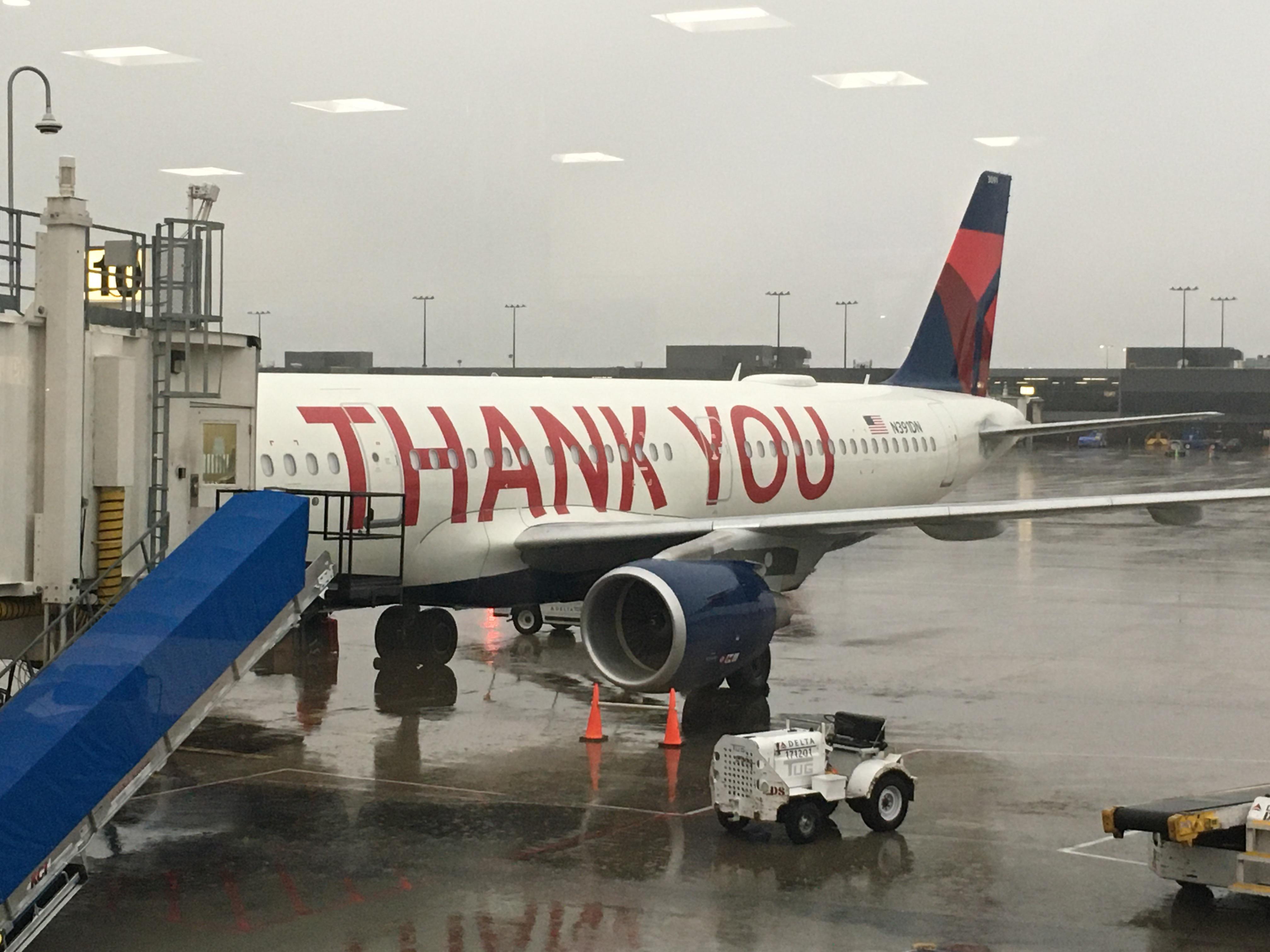 Gate D10 at ATL yesterday afternoon, flew it to DCA. delta