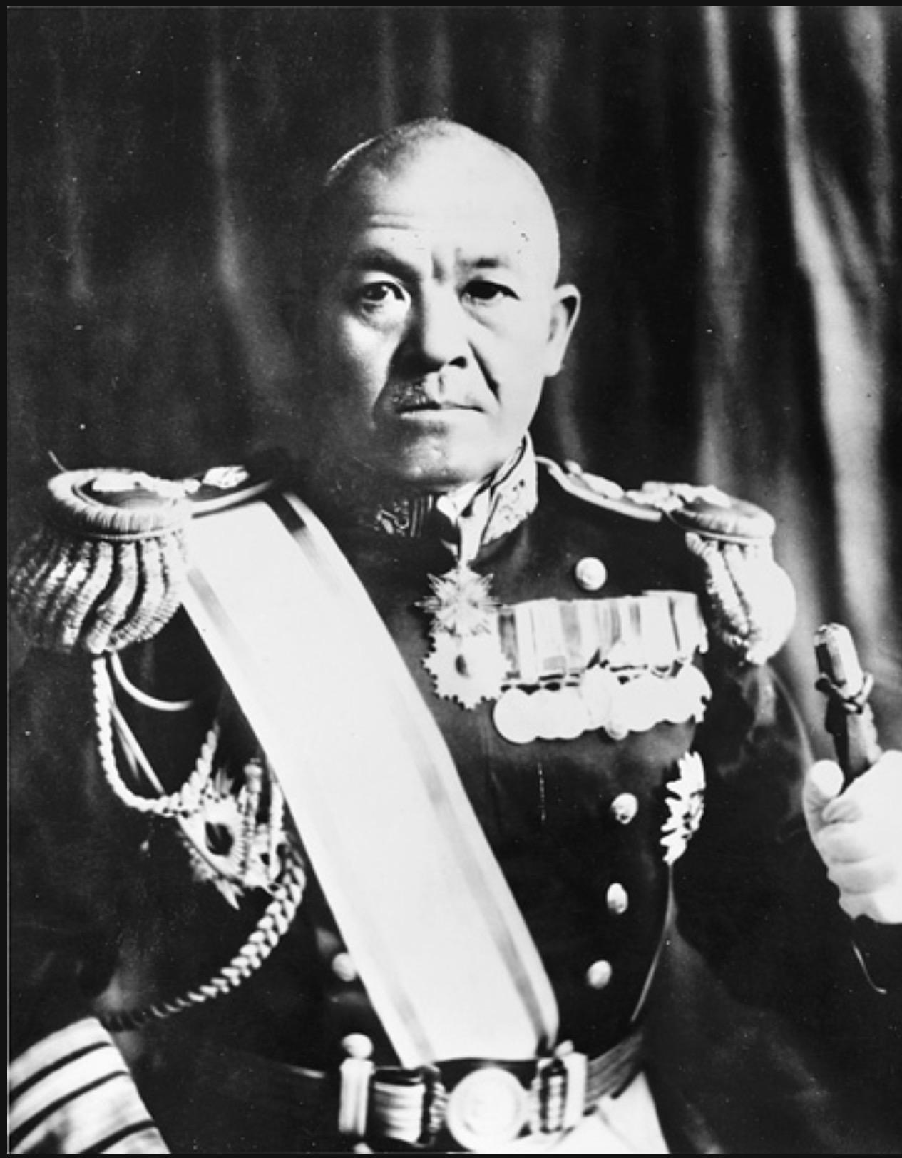 A 1942 photograph of Japanese Vice Admiral Chūichi Nagumo who commanded the carrier strike force