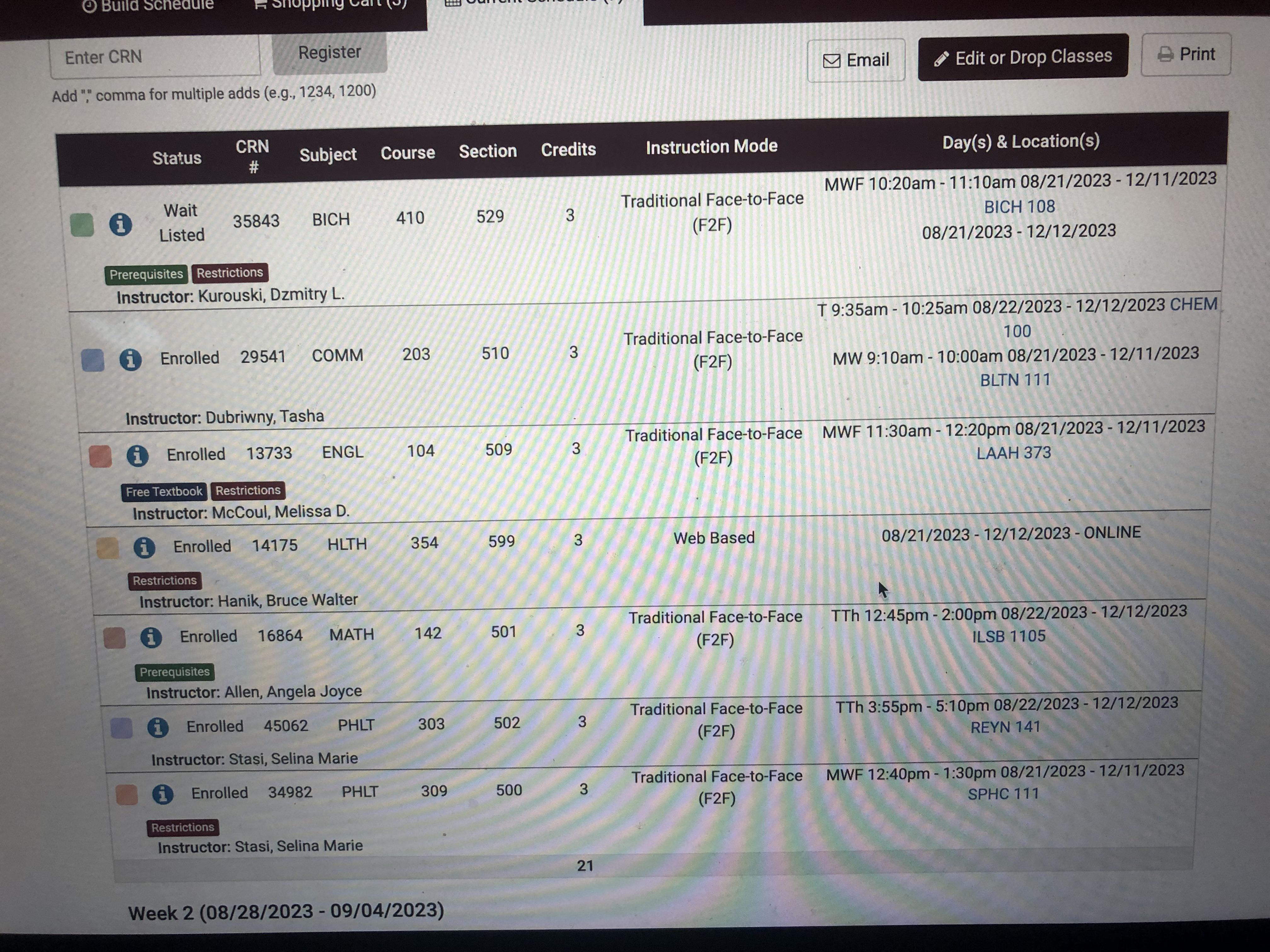 Aggie Schedule Builder Howdy - Surveys Hyatt(03)